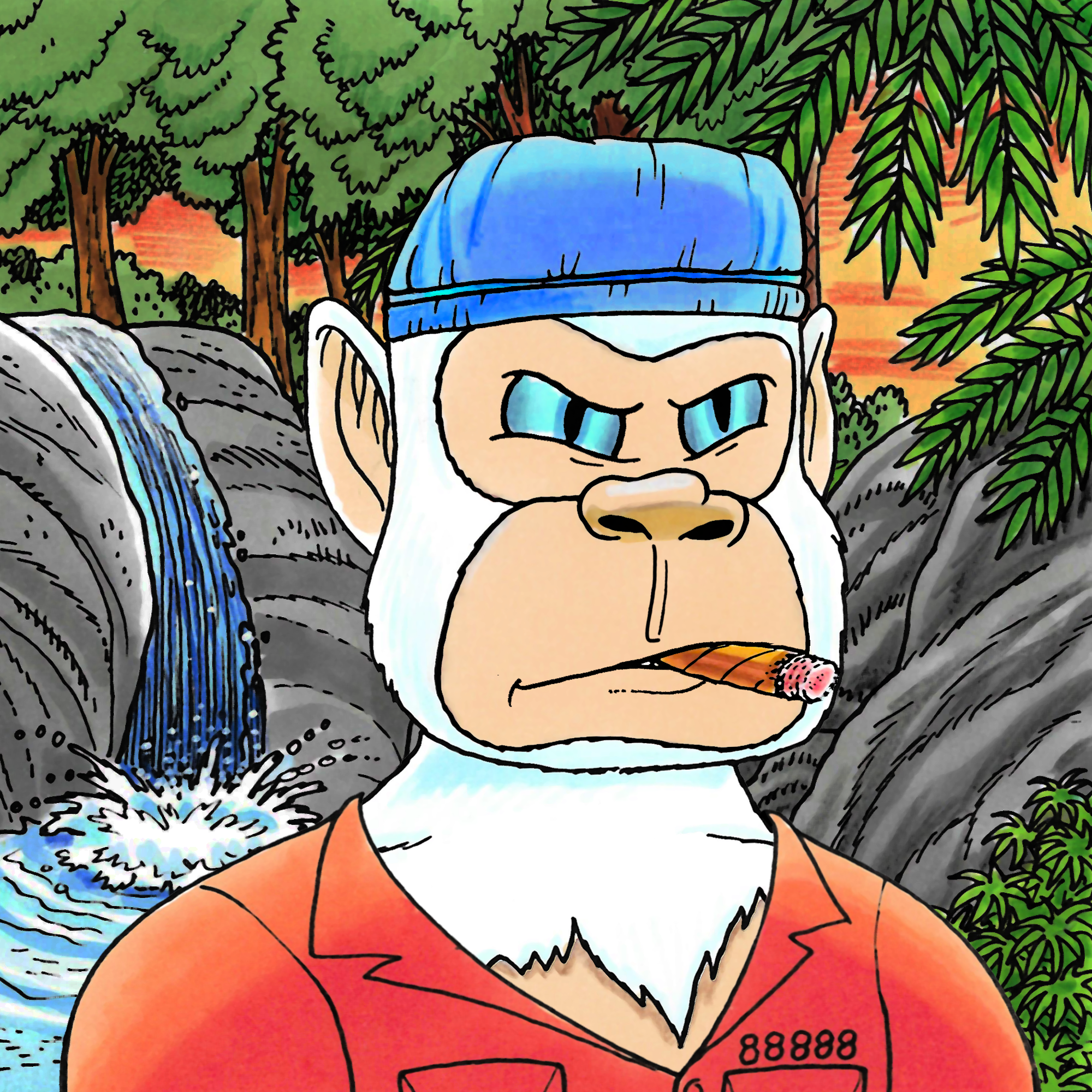 George Trosley - Jungle Freaks - Jungle Freak 571 - NFT # 571