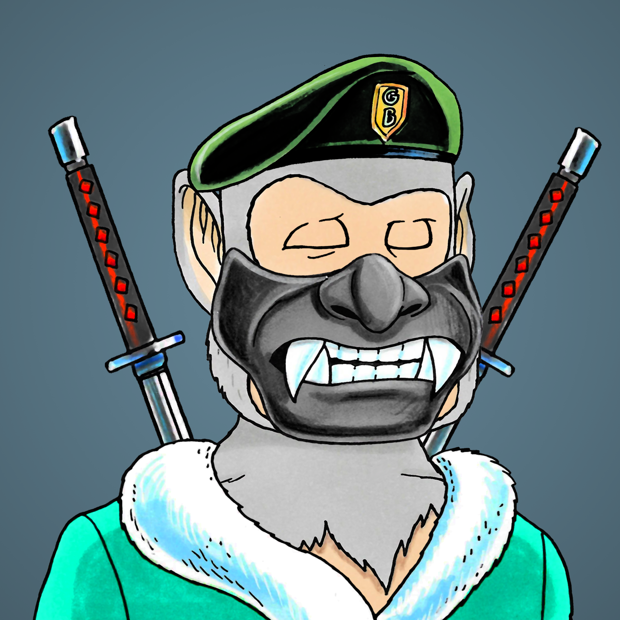 George Trosley - Jungle Freaks - Jungle Freak 5712 - NFT # 5712