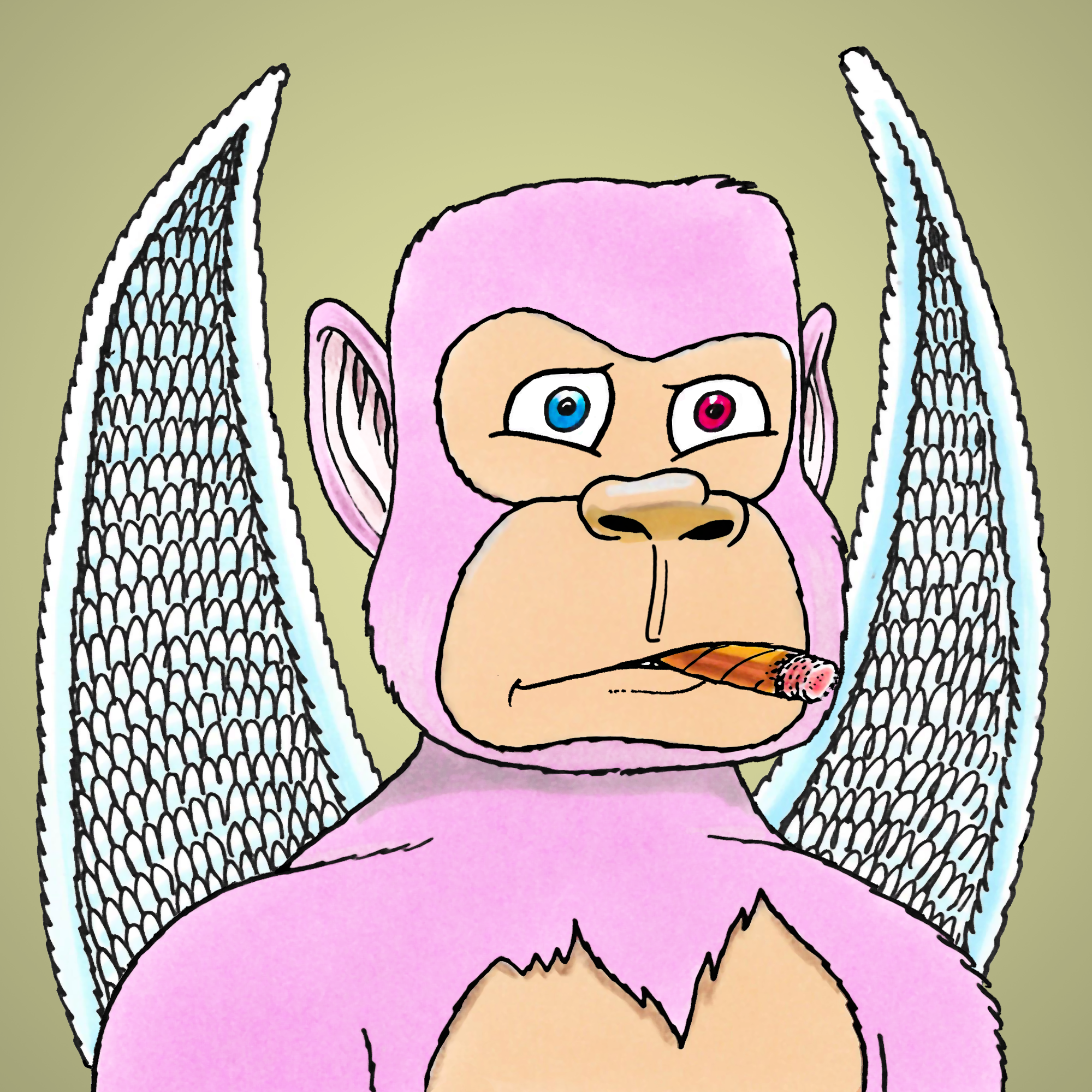 George Trosley - Jungle Freaks - Jungle Freak 5714 - NFT # 5714