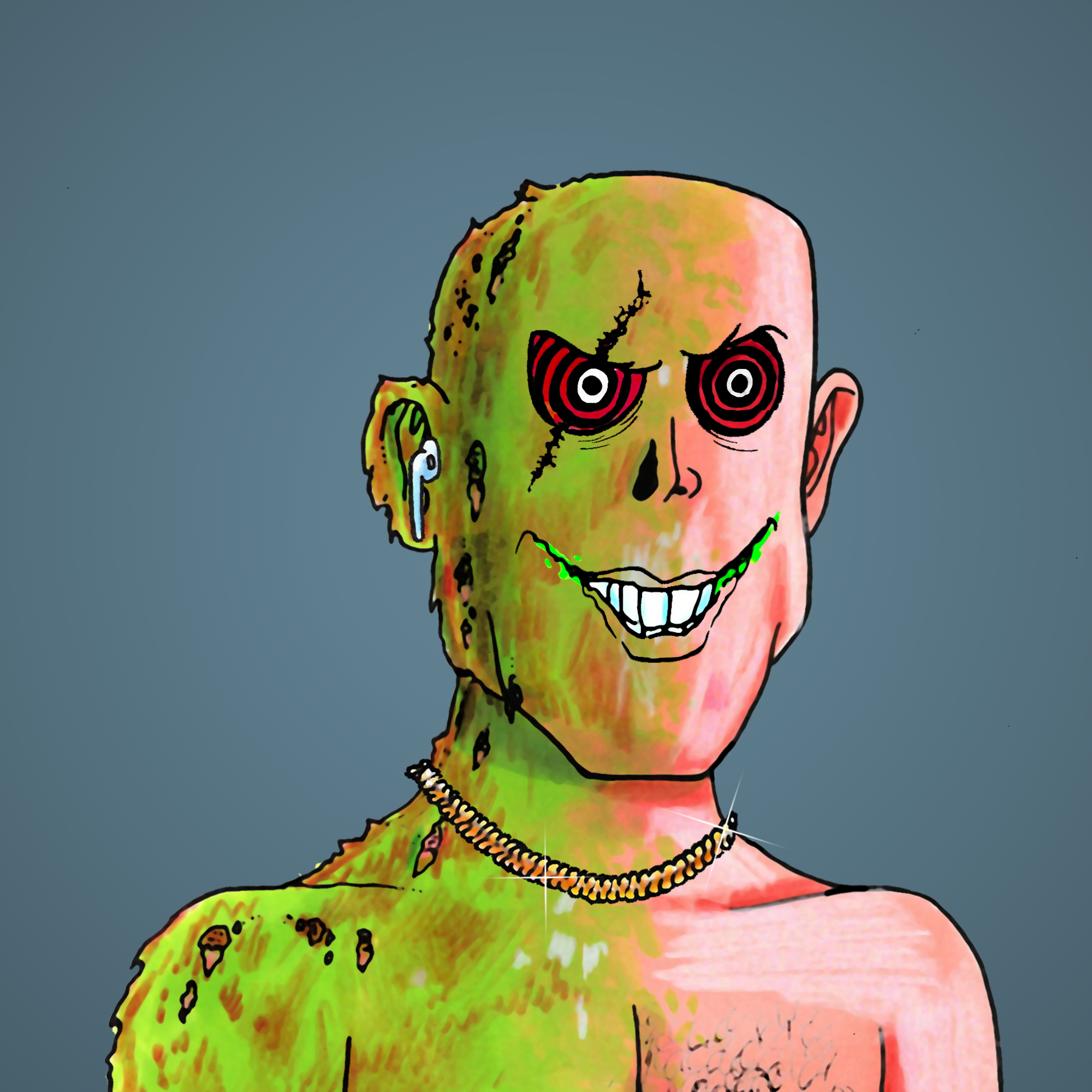 George Trosley - Jungle Freaks - Jungle Freak 5717 - NFT # 5717