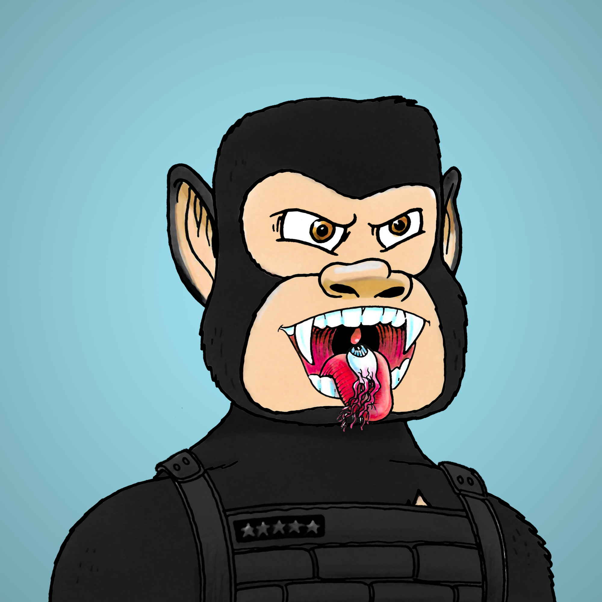 George Trosley - Jungle Freaks - Jungle Freak 5719 - NFT # 5719