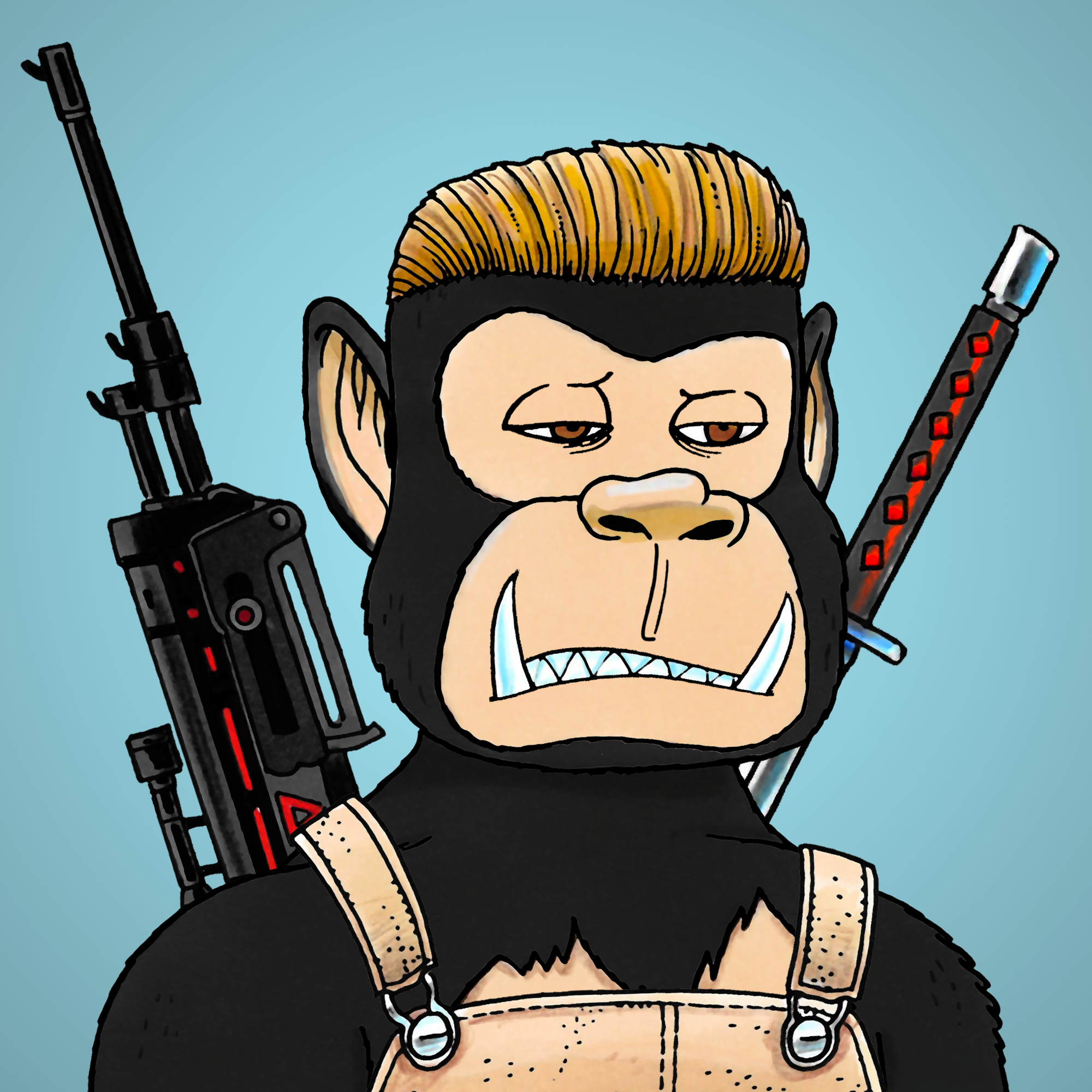 George Trosley - Jungle Freaks - Jungle Freak 572 - NFT # 572