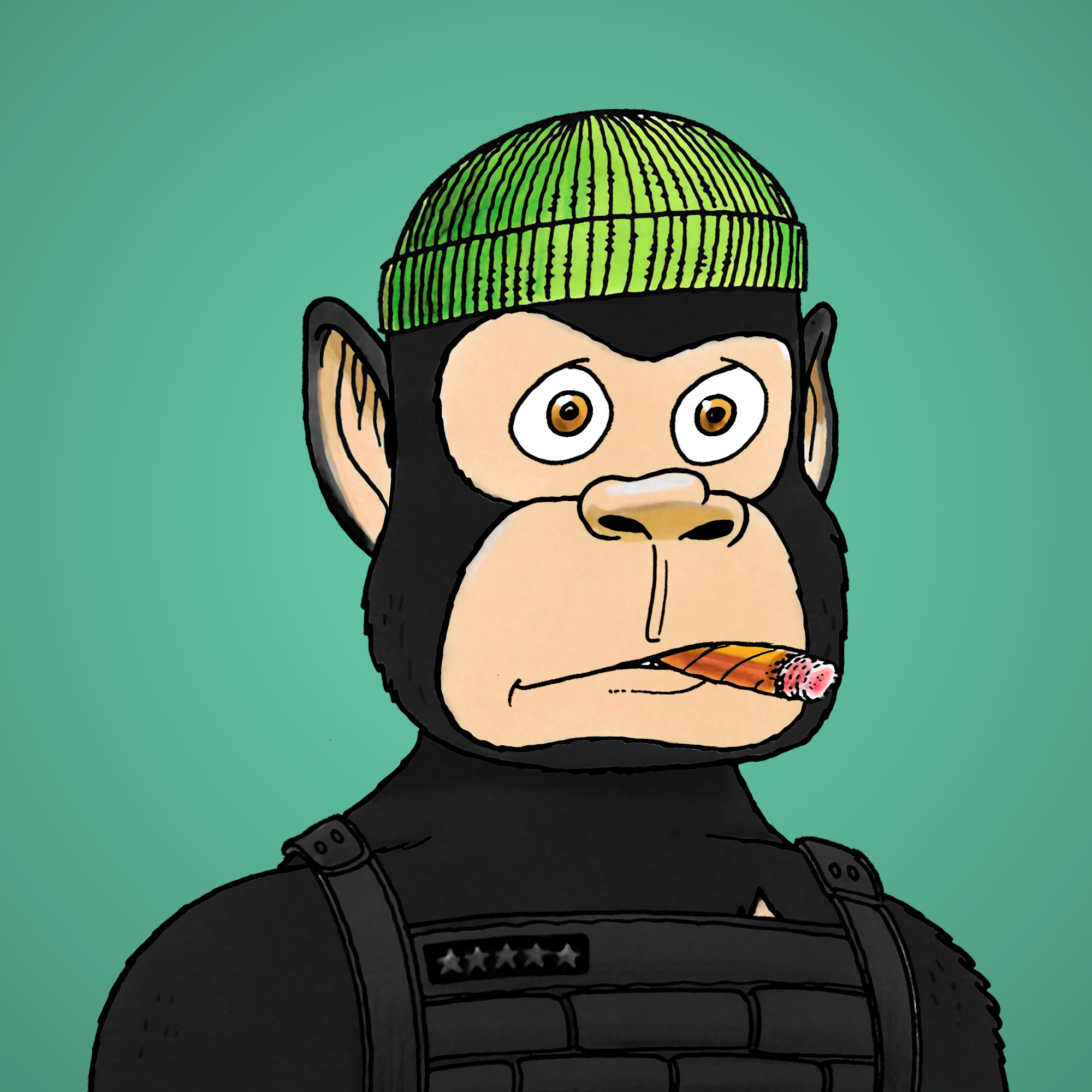 George Trosley - Jungle Freaks - Jungle Freak 5728 - NFT # 5728