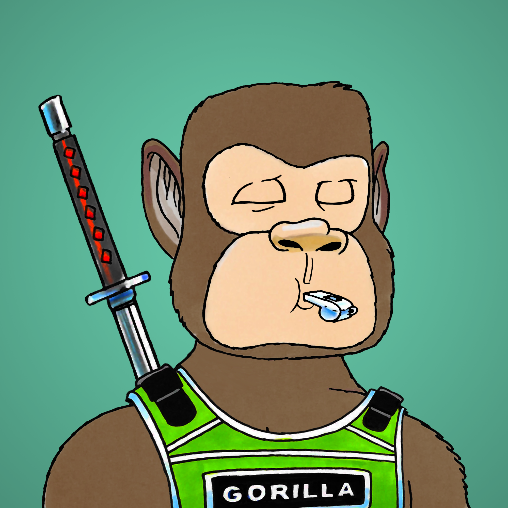 George Trosley - Jungle Freaks - Jungle Freak 573 - NFT # 573