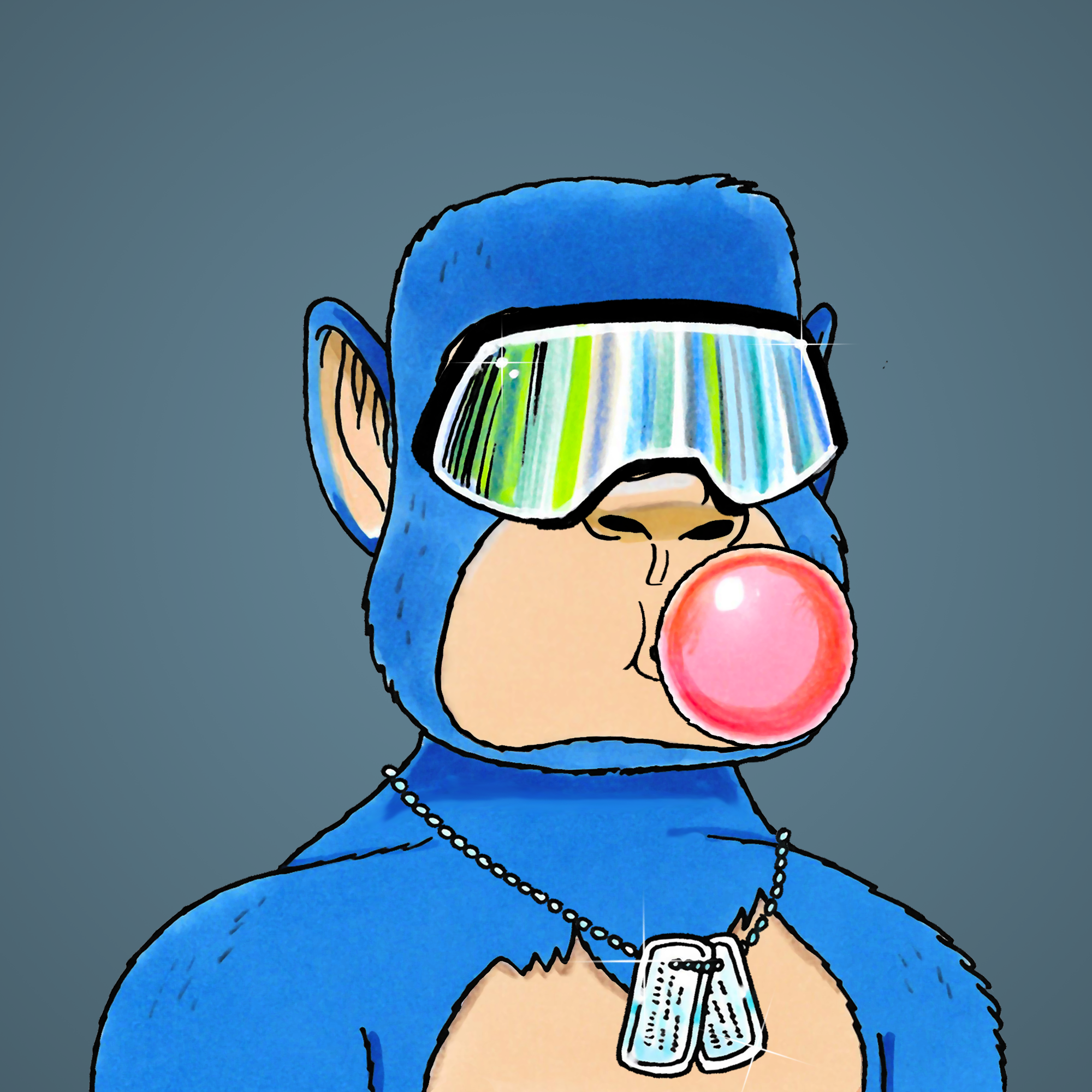 George Trosley - Jungle Freaks - Jungle Freak 5732 - NFT # 5732