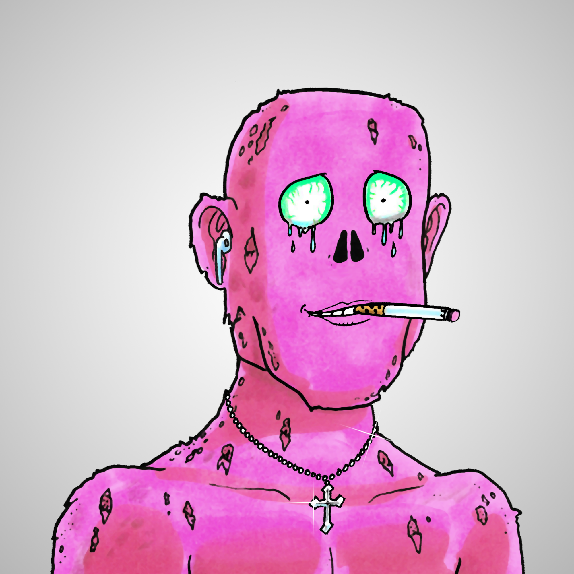 George Trosley - Jungle Freaks - Jungle Freak 5738 - NFT # 5738