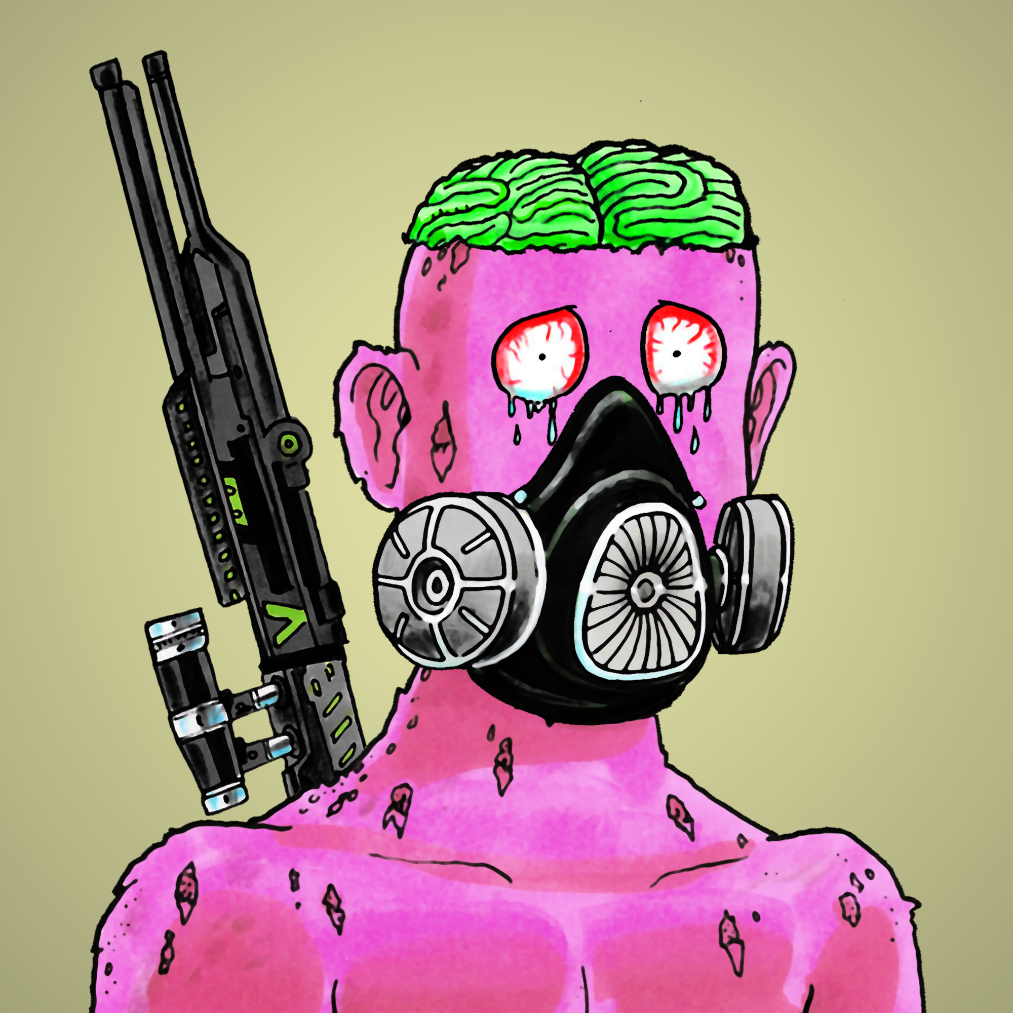 George Trosley - Jungle Freaks - Jungle Freak 574 - NFT # 574