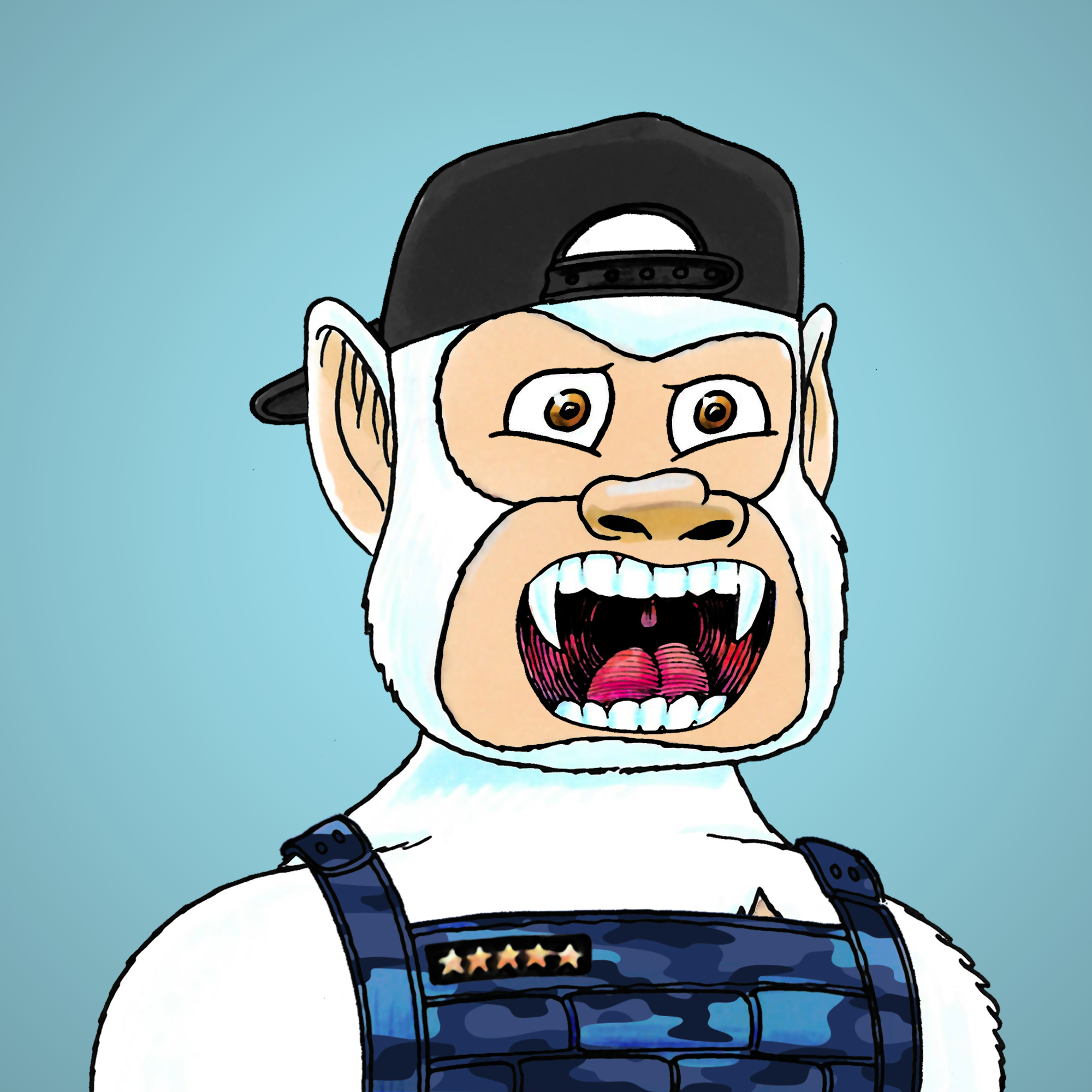 George Trosley - Jungle Freaks - Jungle Freak 5744 - NFT # 5744