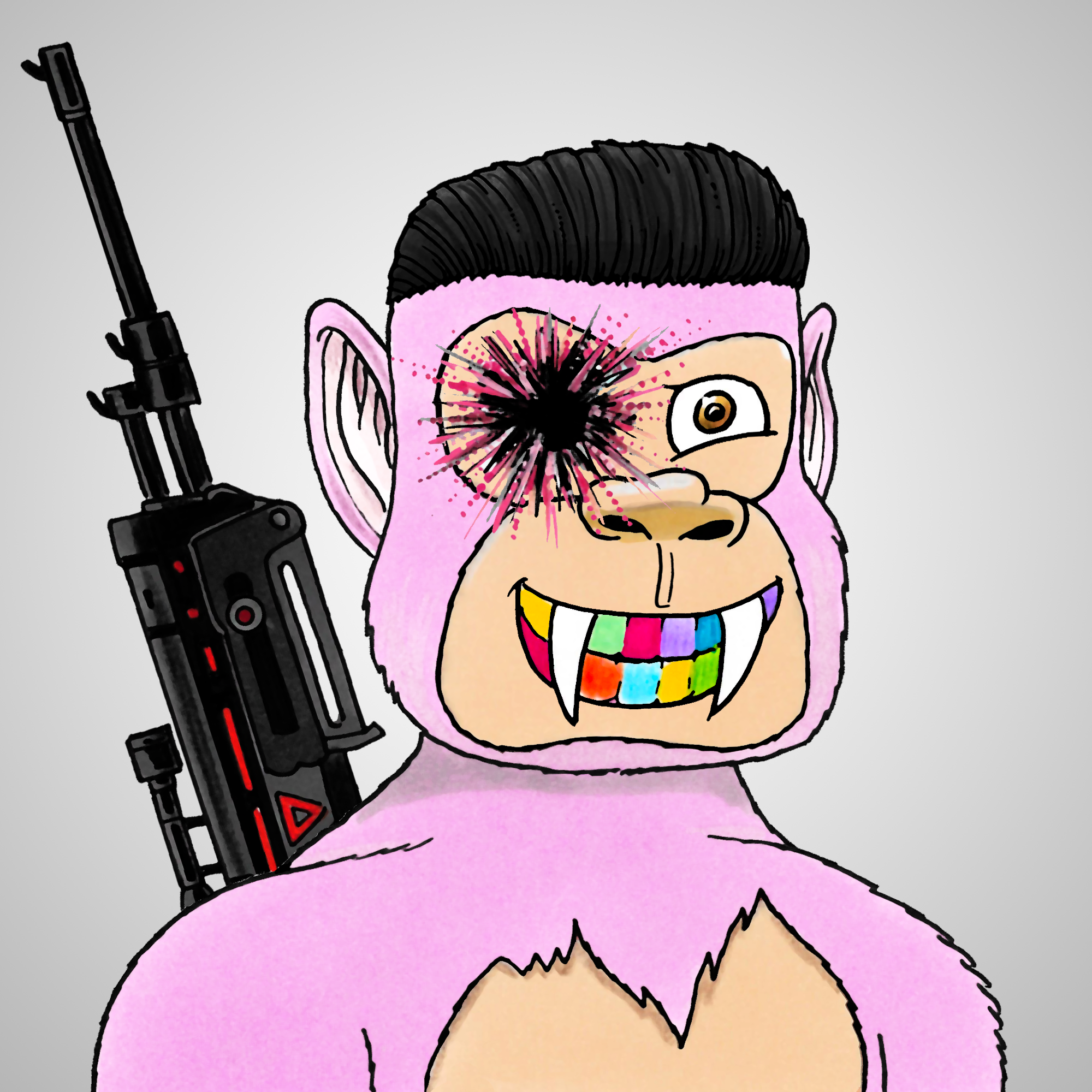 George Trosley - Jungle Freaks - Jungle Freak 5748 - NFT # 5748