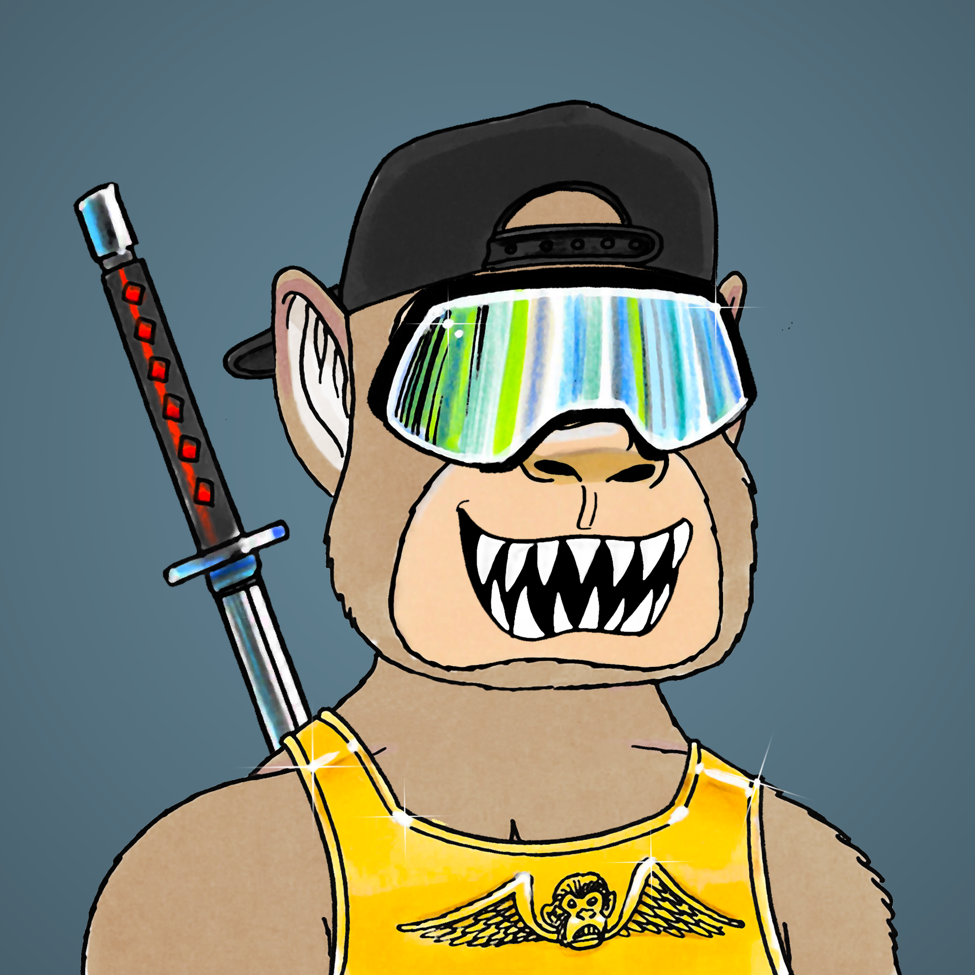 George Trosley - Jungle Freaks - Jungle Freak 575 - NFT # 575