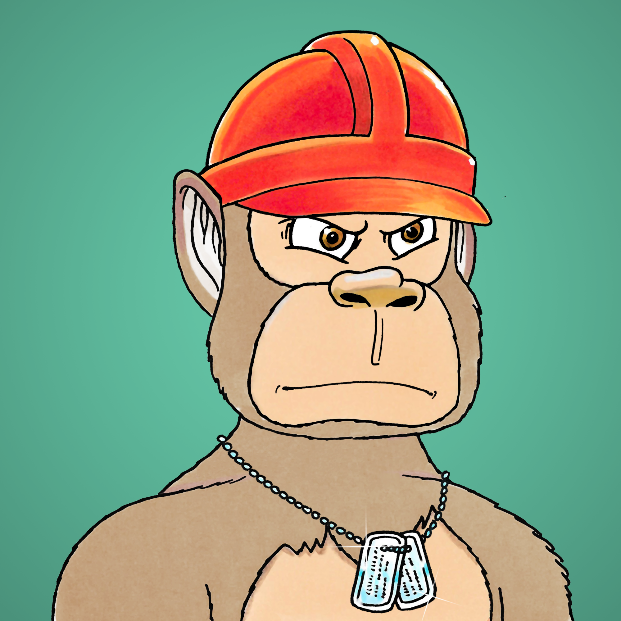 George Trosley - Jungle Freaks - Jungle Freak 5751 - NFT # 5751