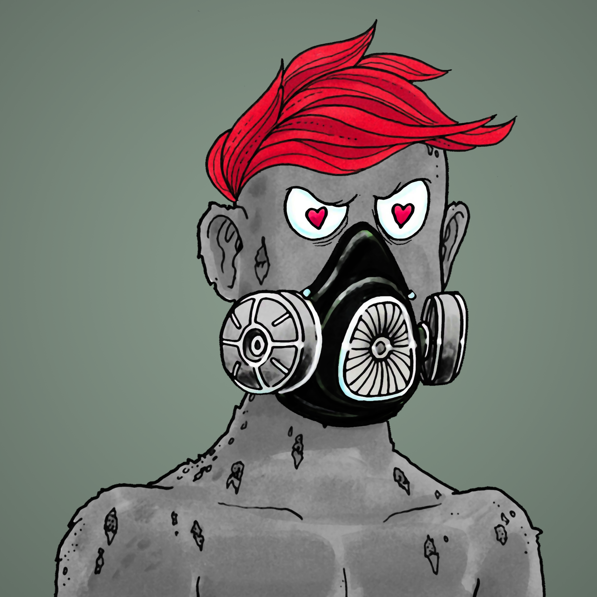 George Trosley - Jungle Freaks - Jungle Freak 5753 - NFT # 5753