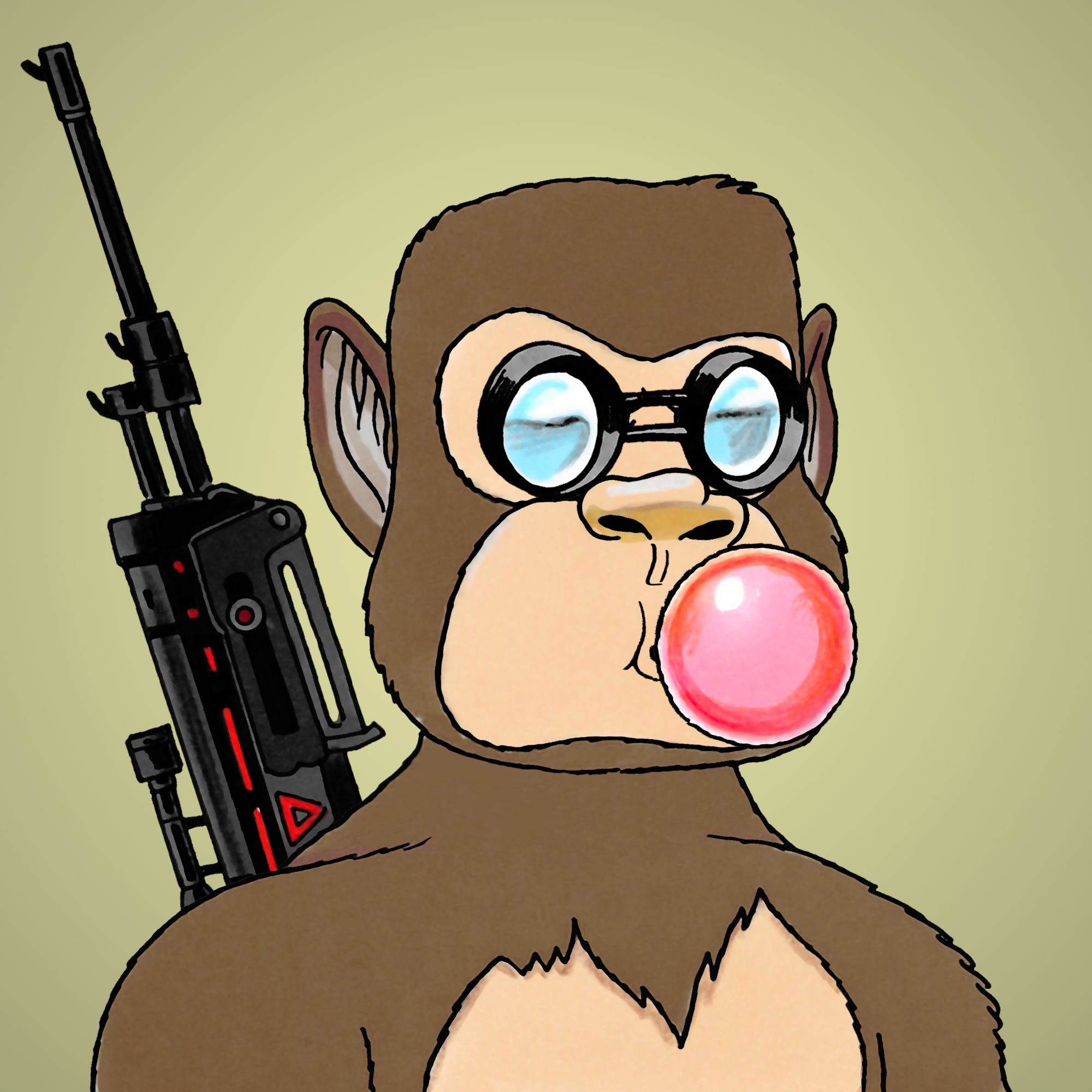 George Trosley - Jungle Freaks - Jungle Freak 5757 - NFT # 5757