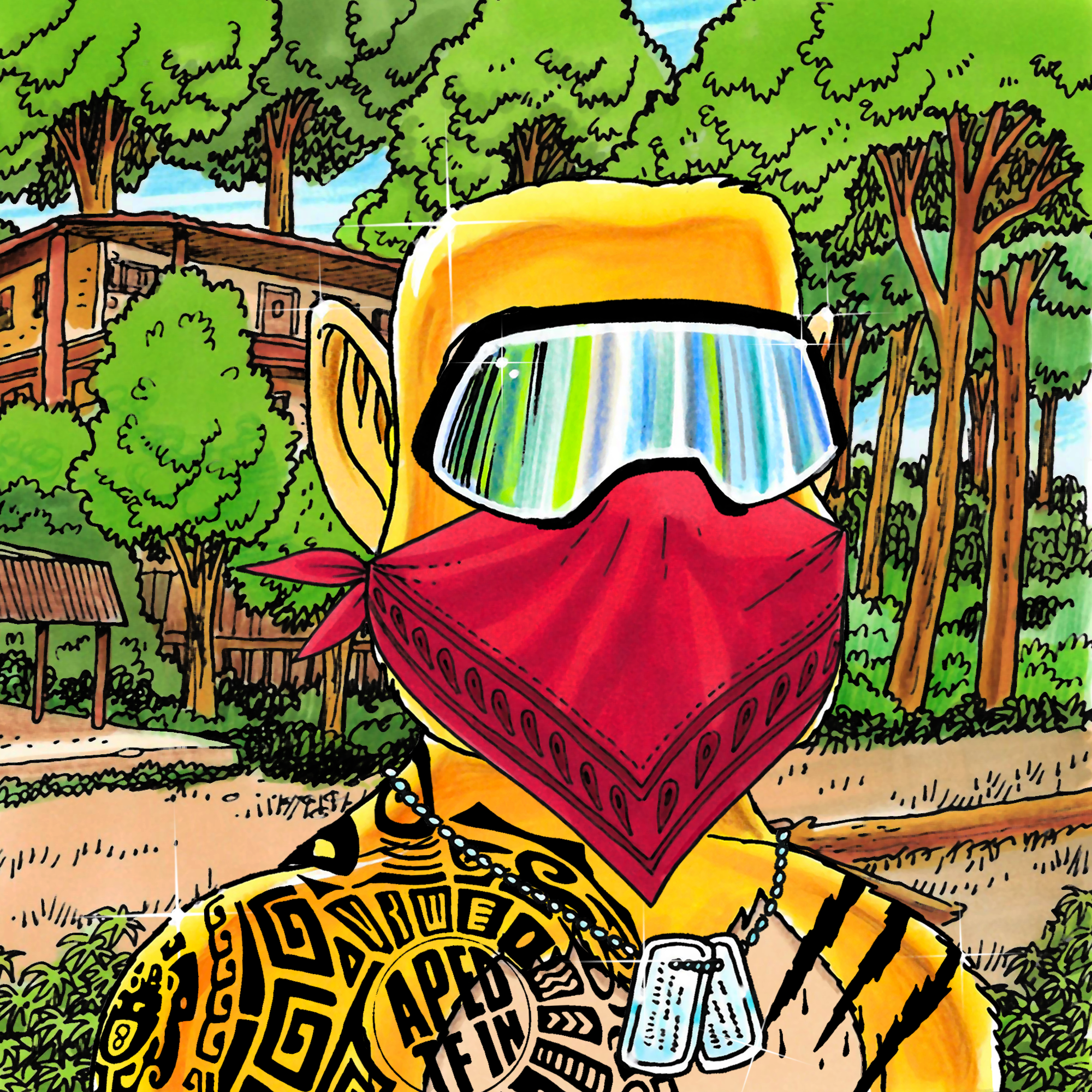 George Trosley - Jungle Freaks - Jungle Freak 576 - NFT # 576