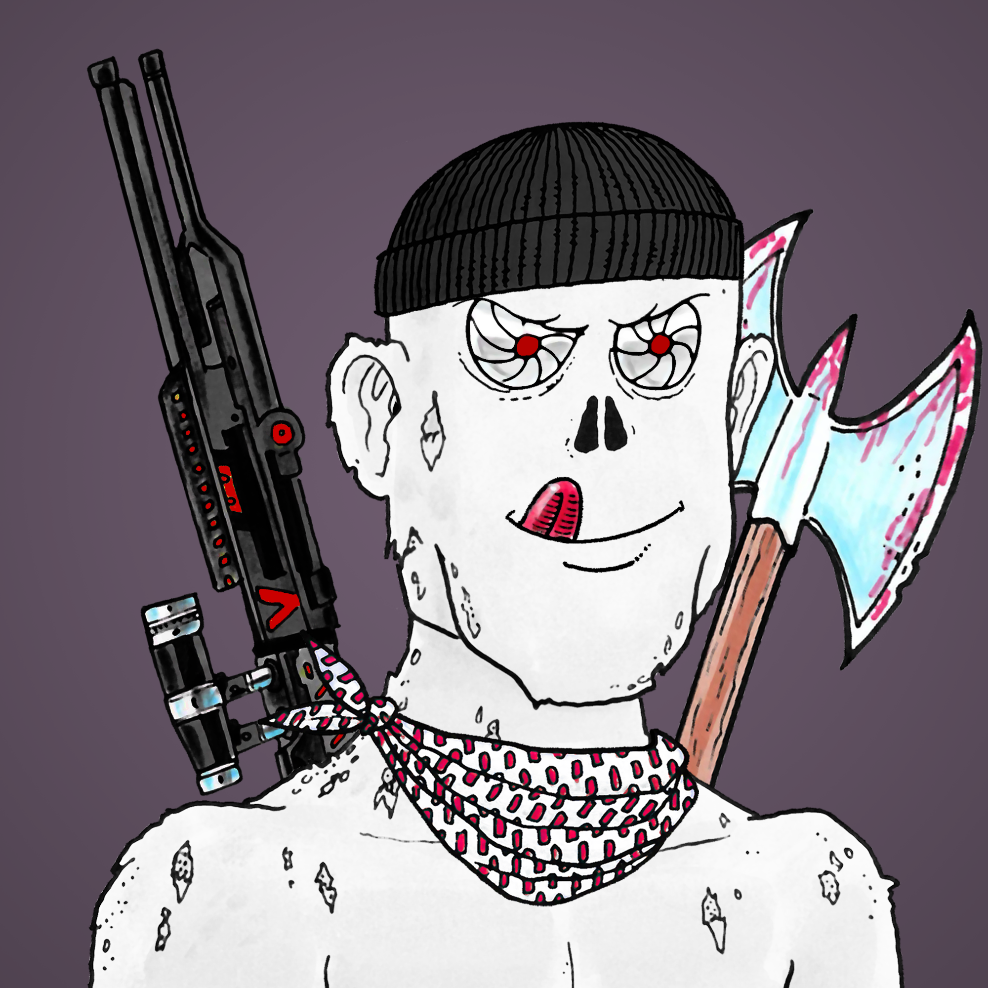 George Trosley - Jungle Freaks - Jungle Freak 5761 - NFT # 5761