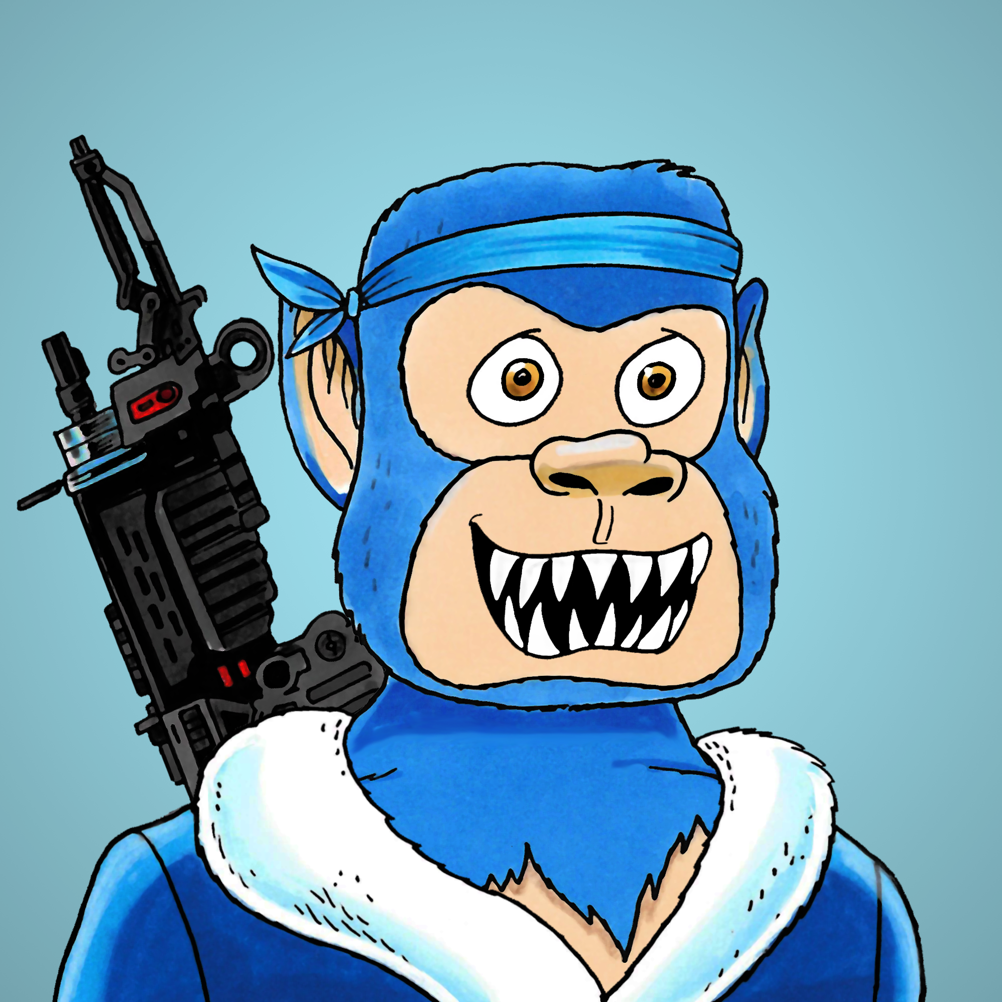 George Trosley - Jungle Freaks - Jungle Freak 5762 - NFT # 5762