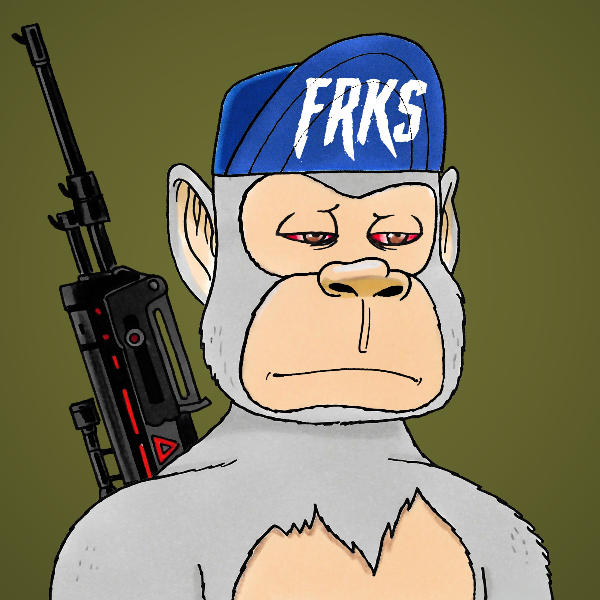 George Trosley - Jungle Freaks - Jungle Freak 5764 - NFT # 5764