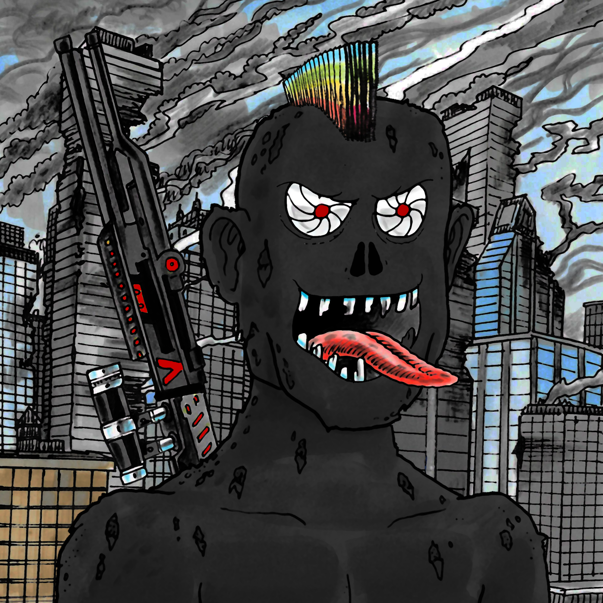 George Trosley - Jungle Freaks - Jungle Freak 5768 - NFT # 5768