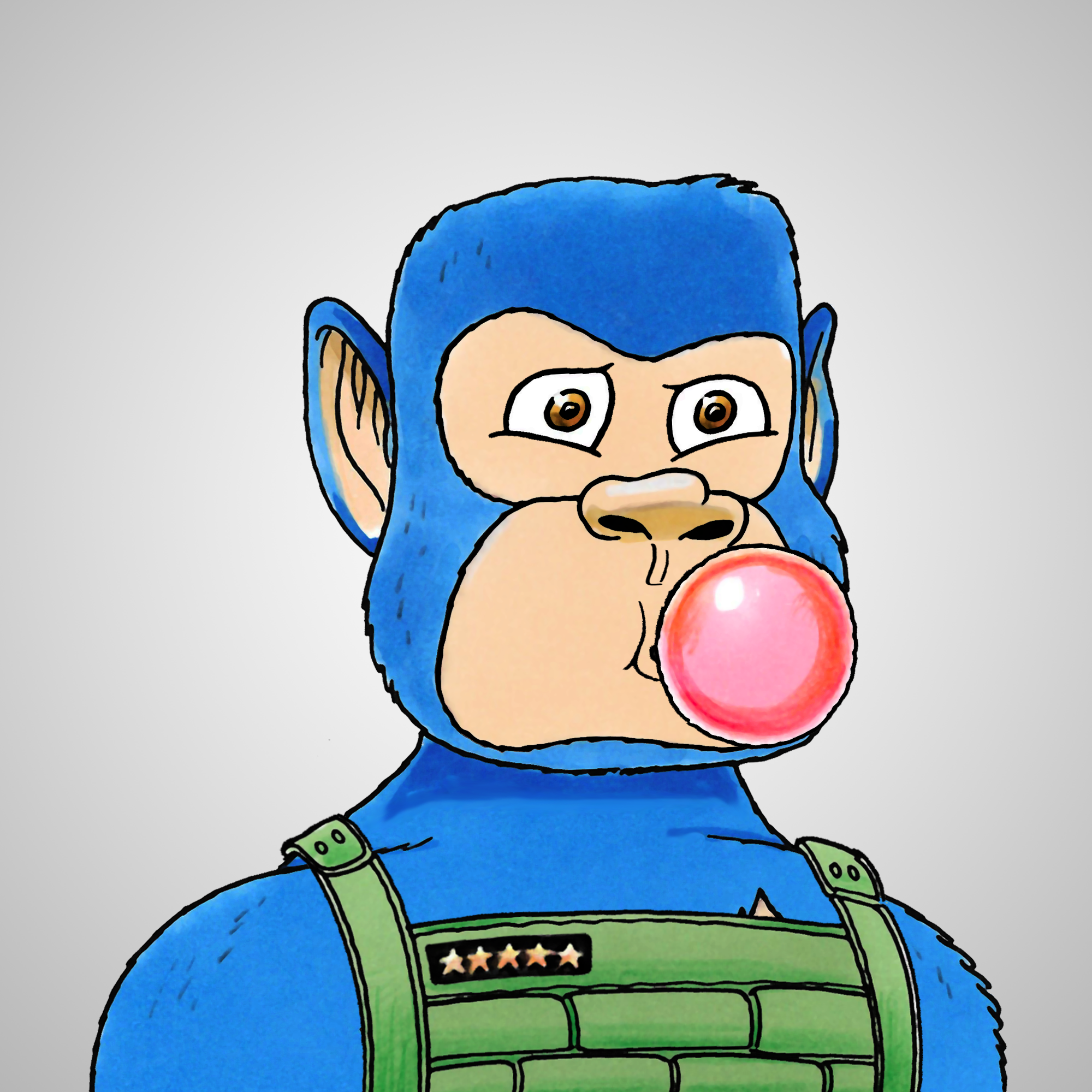 George Trosley - Jungle Freaks - Jungle Freak 5769 - NFT # 5769