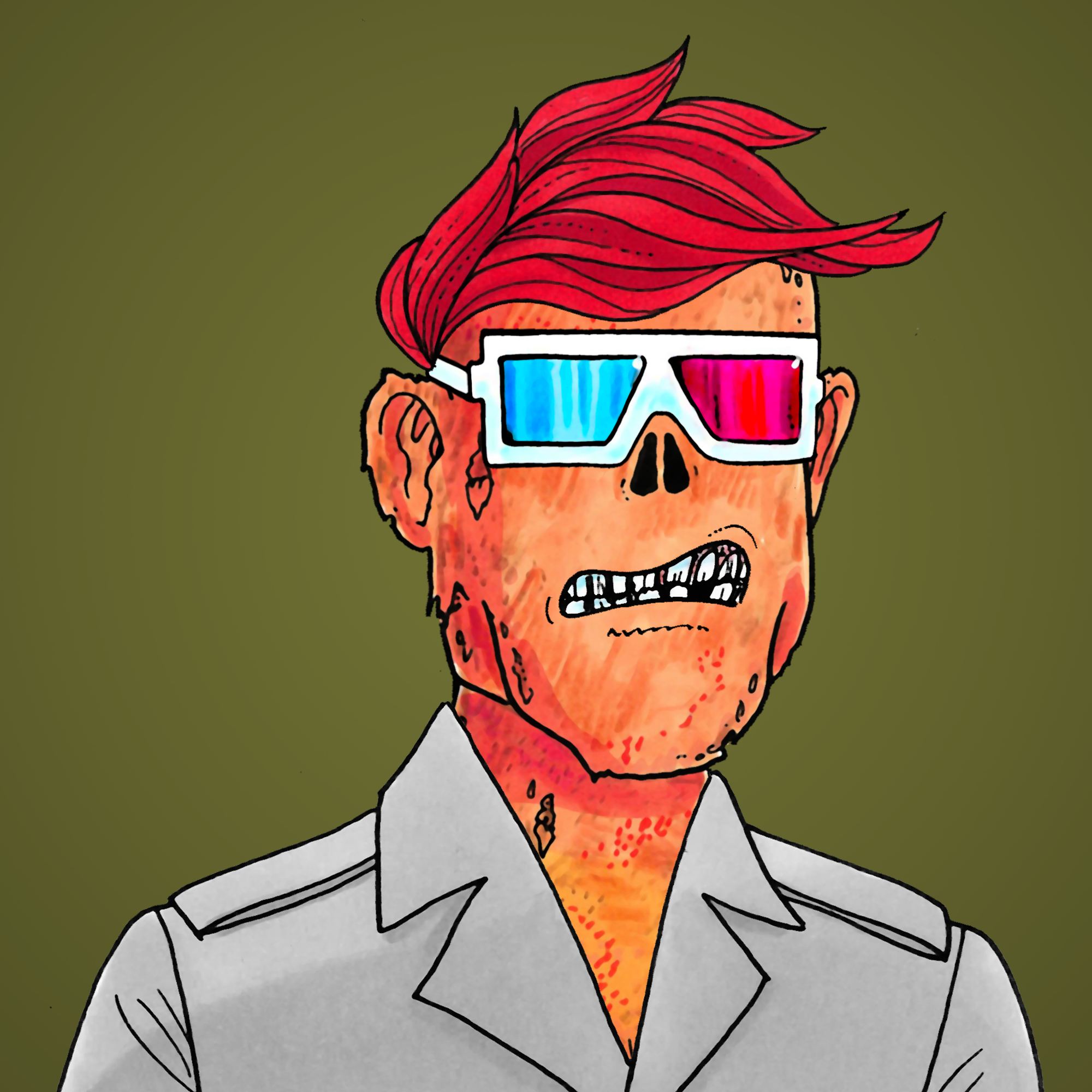 George Trosley - Jungle Freaks - Jungle Freak 577 - NFT # 577