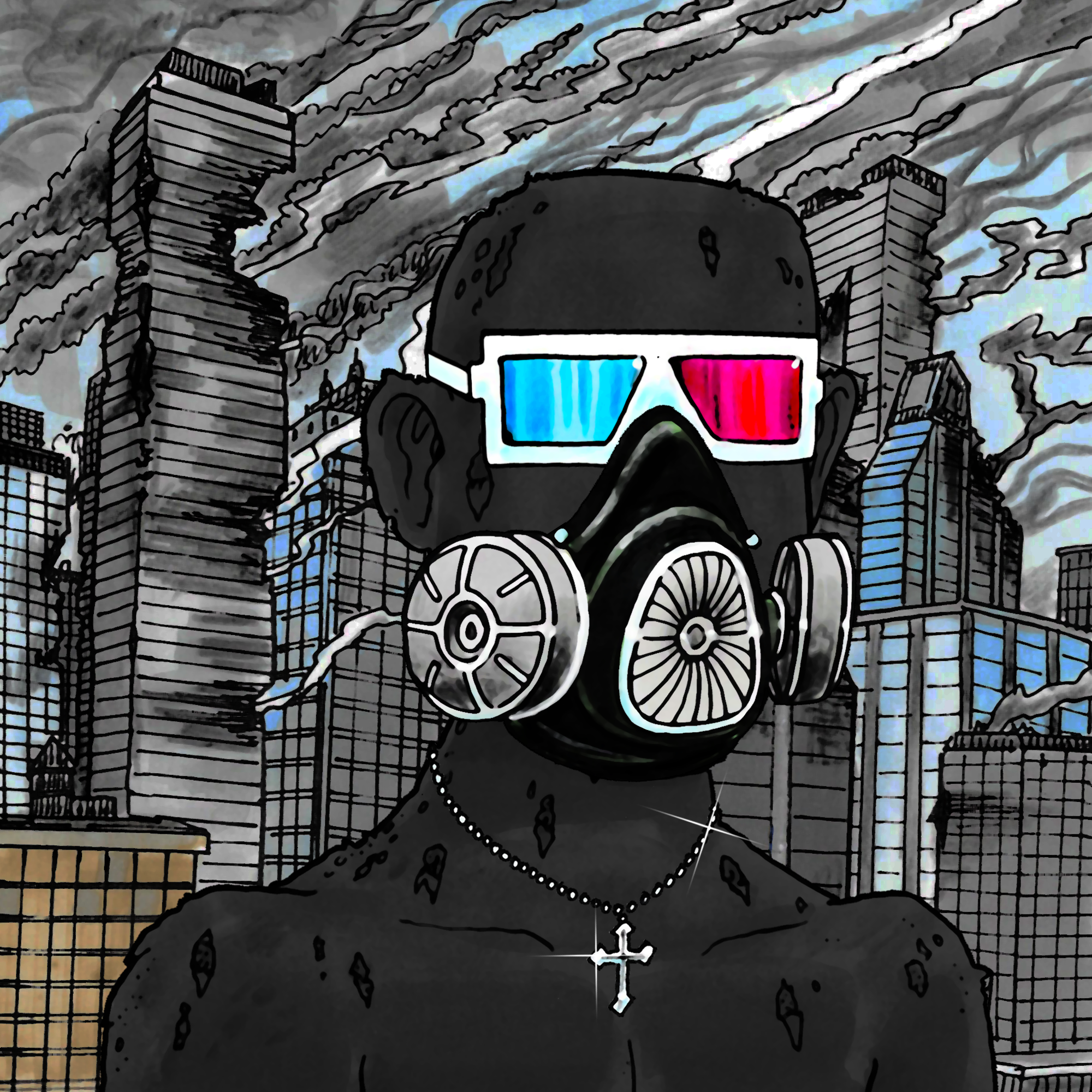 George Trosley - Jungle Freaks - Jungle Freak 5771 - NFT # 5771