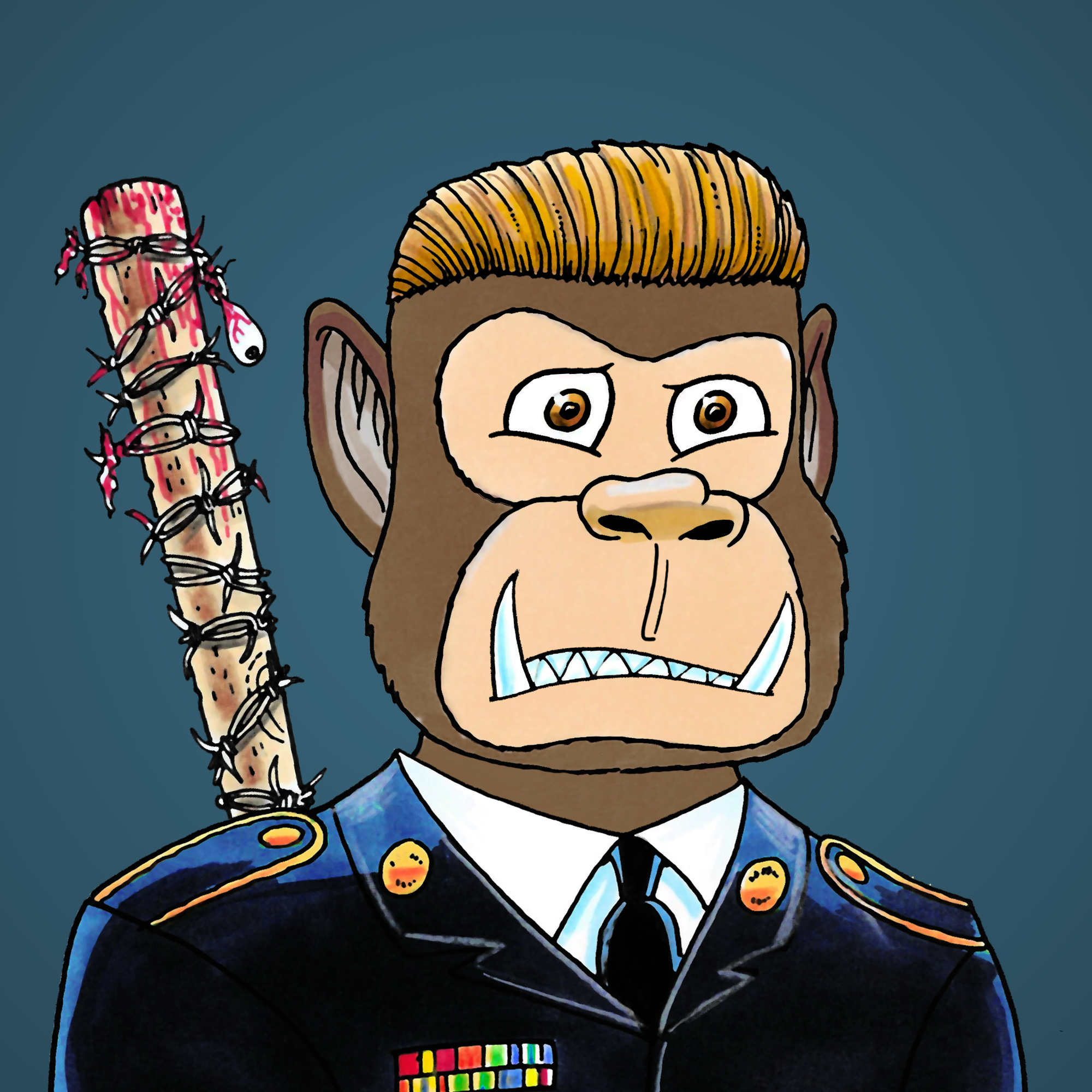 George Trosley - Jungle Freaks - Jungle Freak 5772 - NFT # 5772