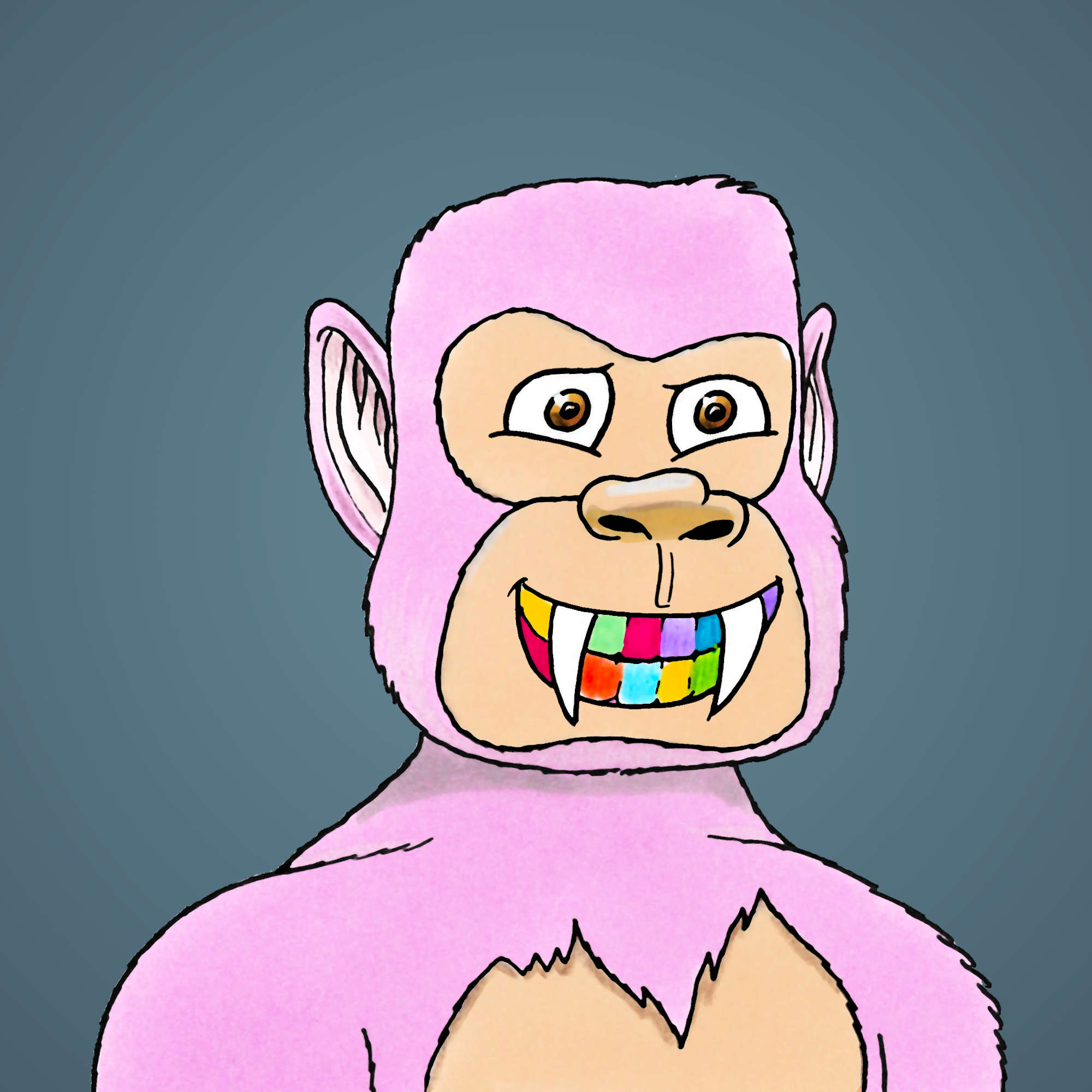 George Trosley - Jungle Freaks - Jungle Freak 5775 - NFT # 5775