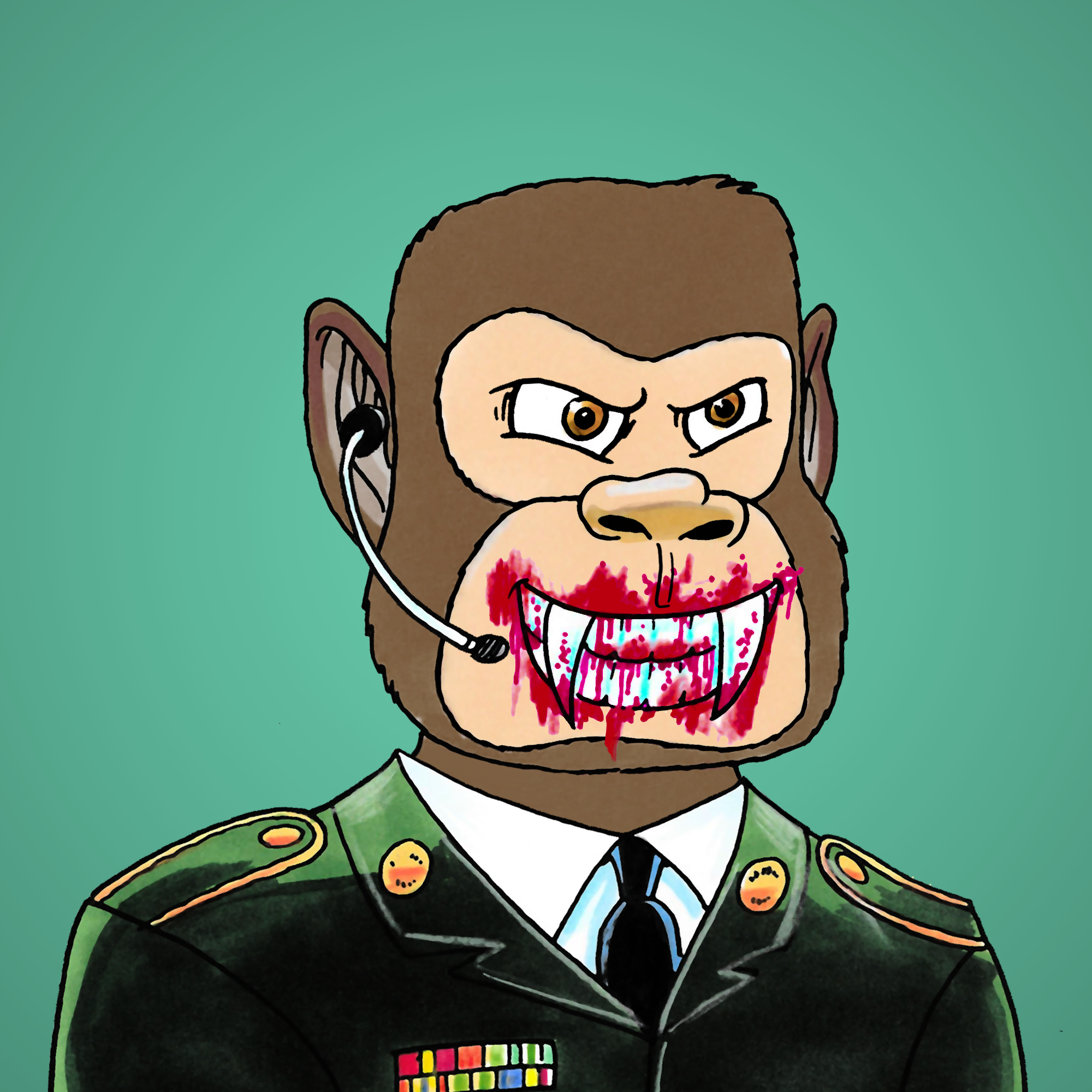 George Trosley - Jungle Freaks - Jungle Freak 5782 - NFT # 5782