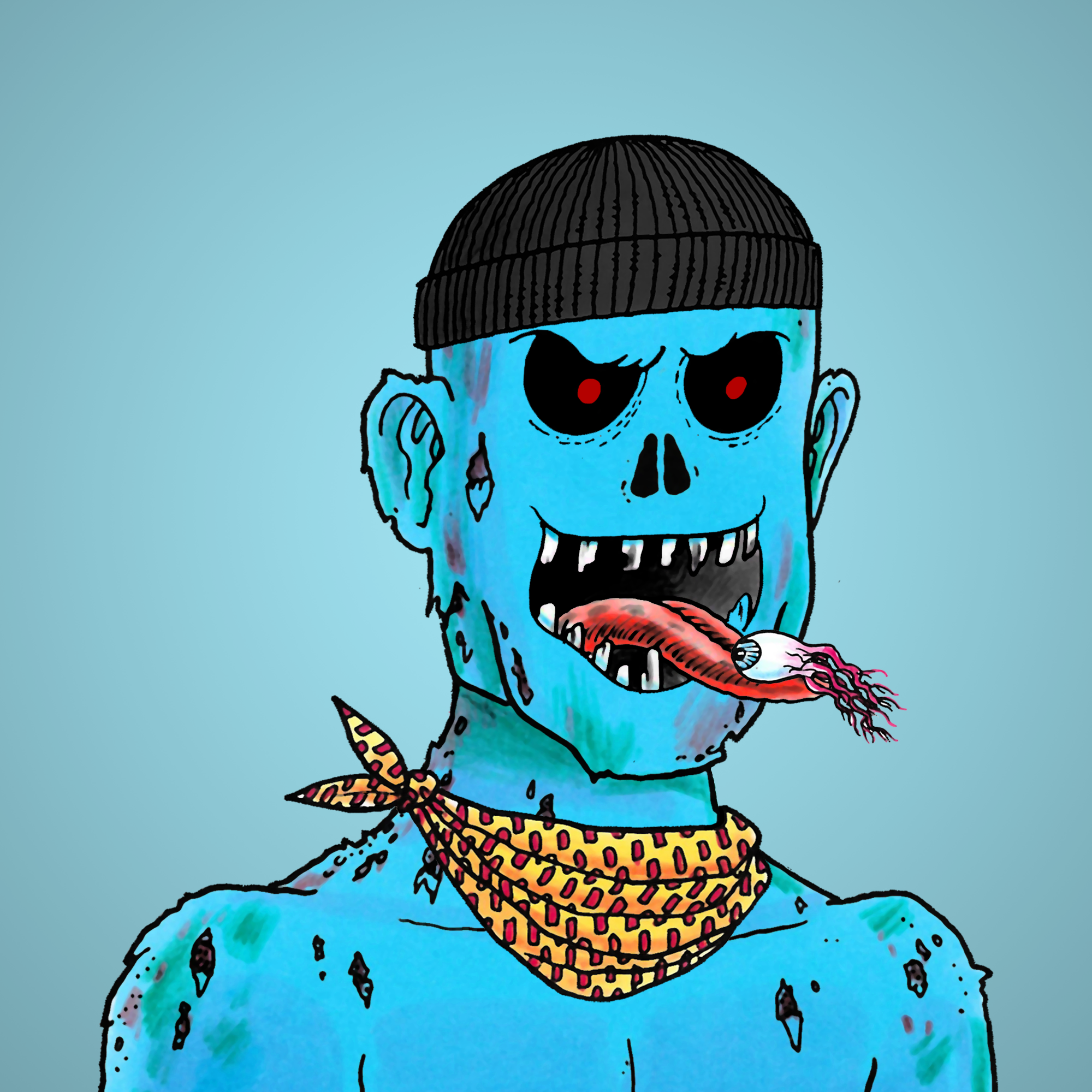 George Trosley - Jungle Freaks - Jungle Freak 5786 - NFT # 5786