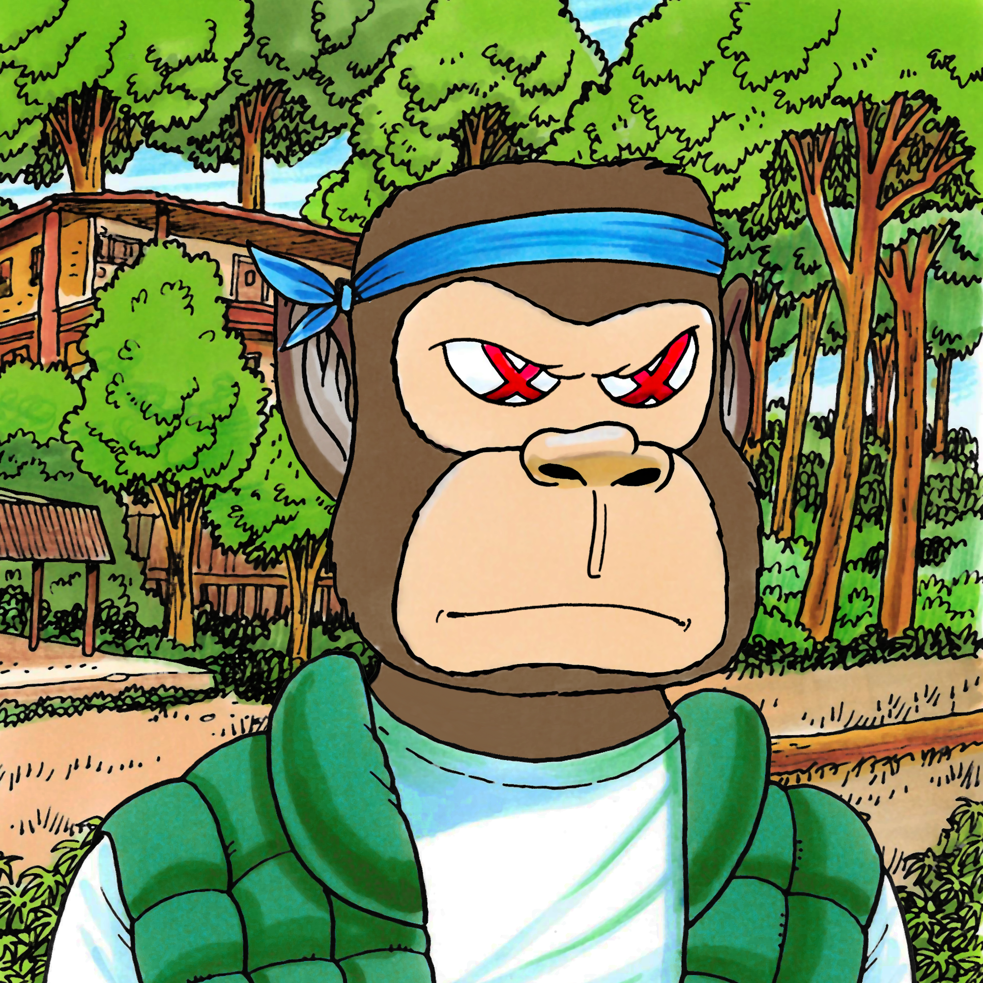 George Trosley - Jungle Freaks - Jungle Freak 5791 - NFT # 5791