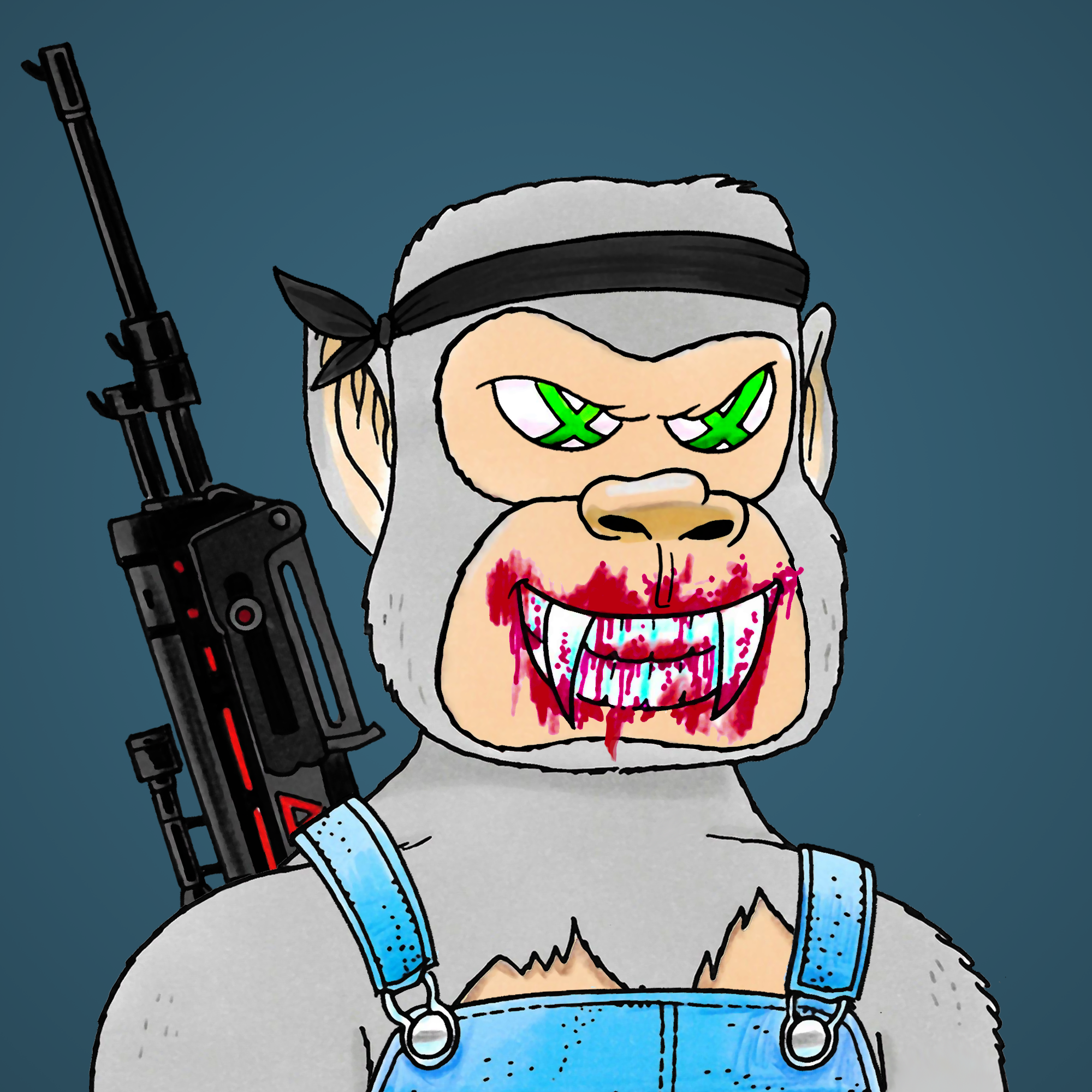 George Trosley - Jungle Freaks - Jungle Freak 5796 - NFT # 5796