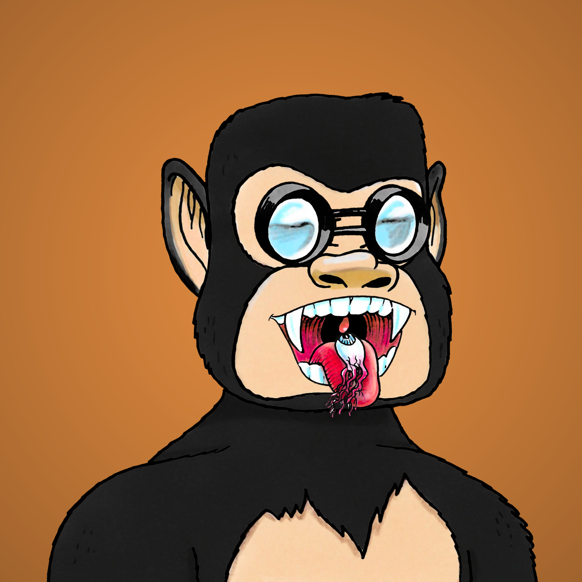 George Trosley - Jungle Freaks - Jungle Freak 5801 - NFT # 5801