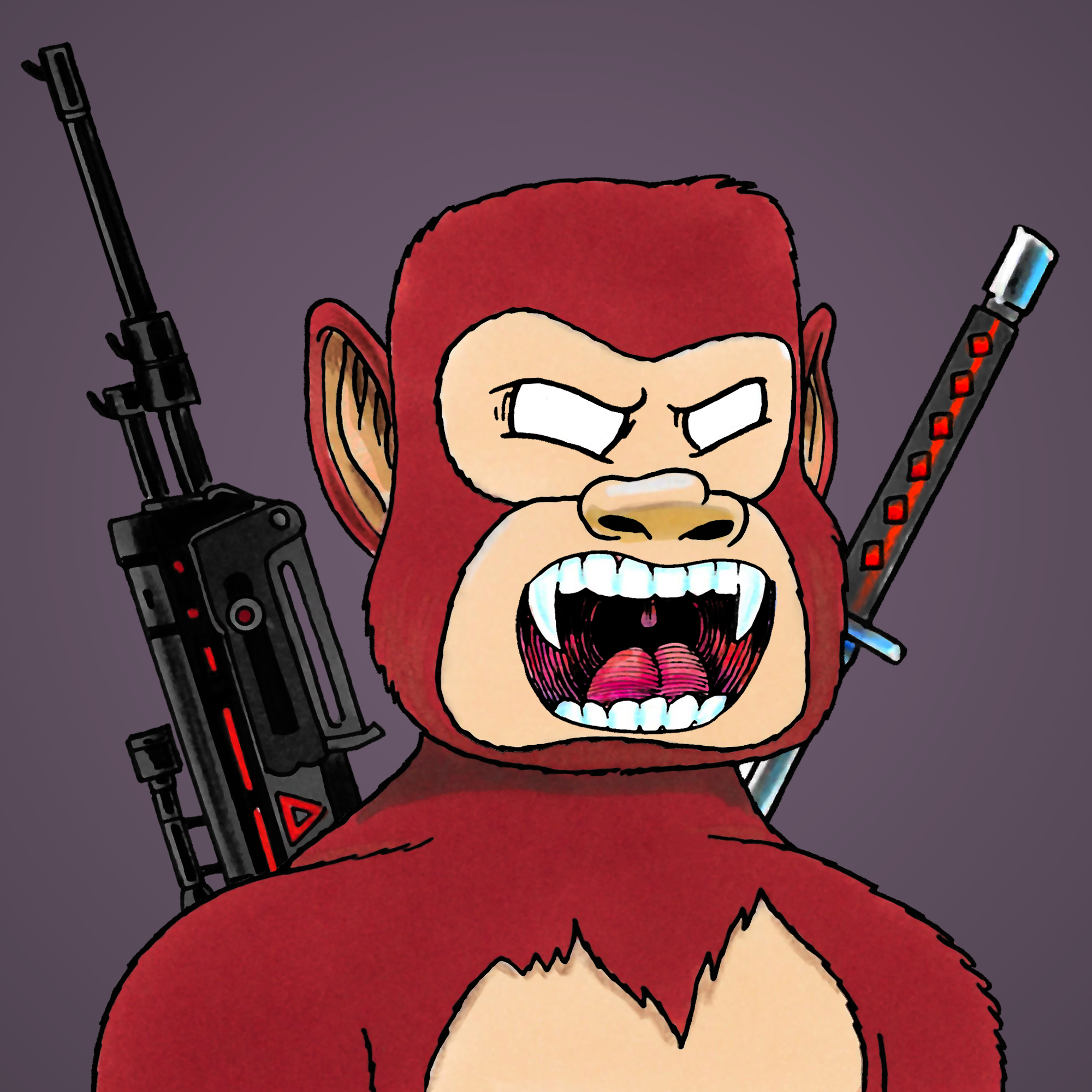 George Trosley - Jungle Freaks - Jungle Freak 5802 - NFT # 5802