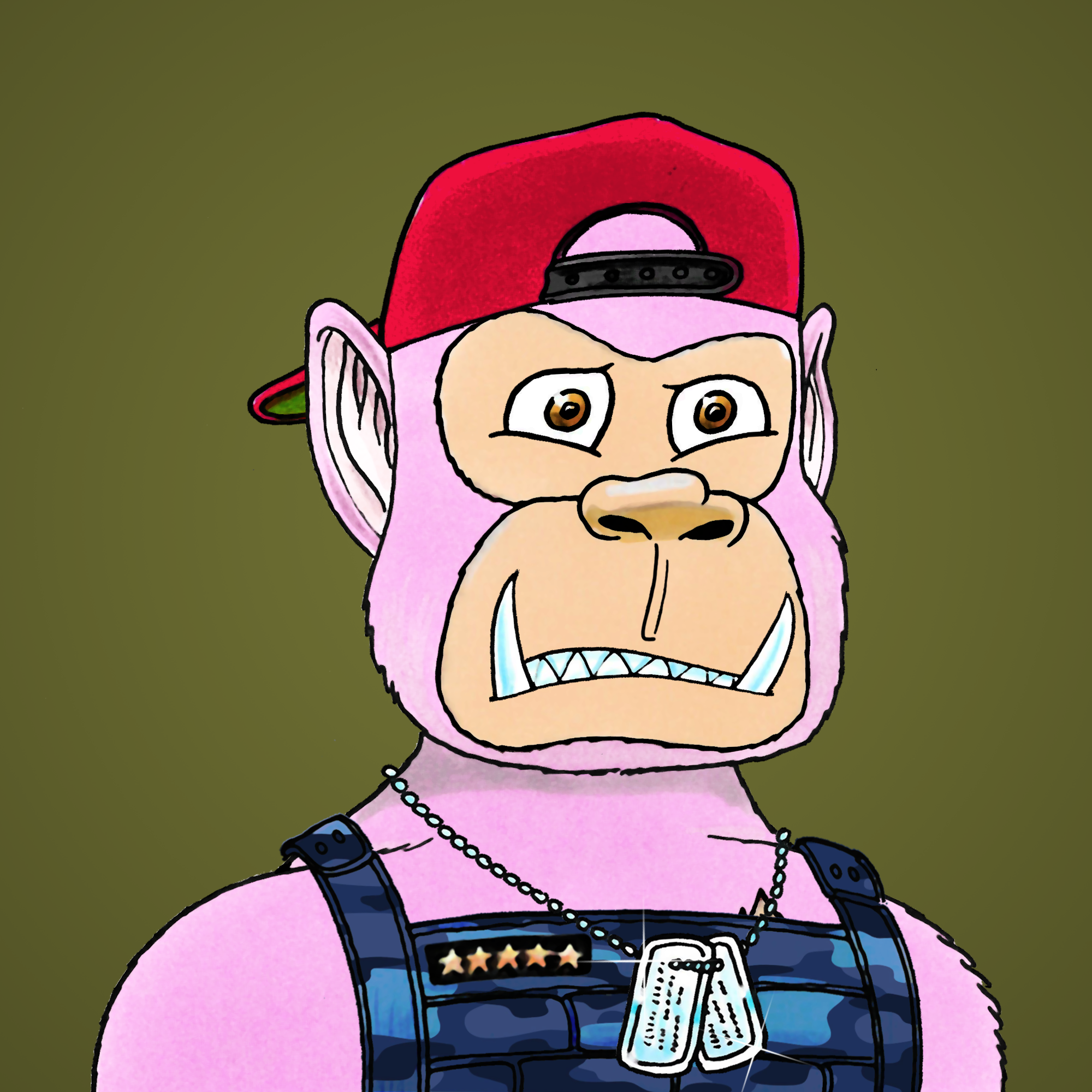 George Trosley - Jungle Freaks - Jungle Freak 5803 - NFT # 5803