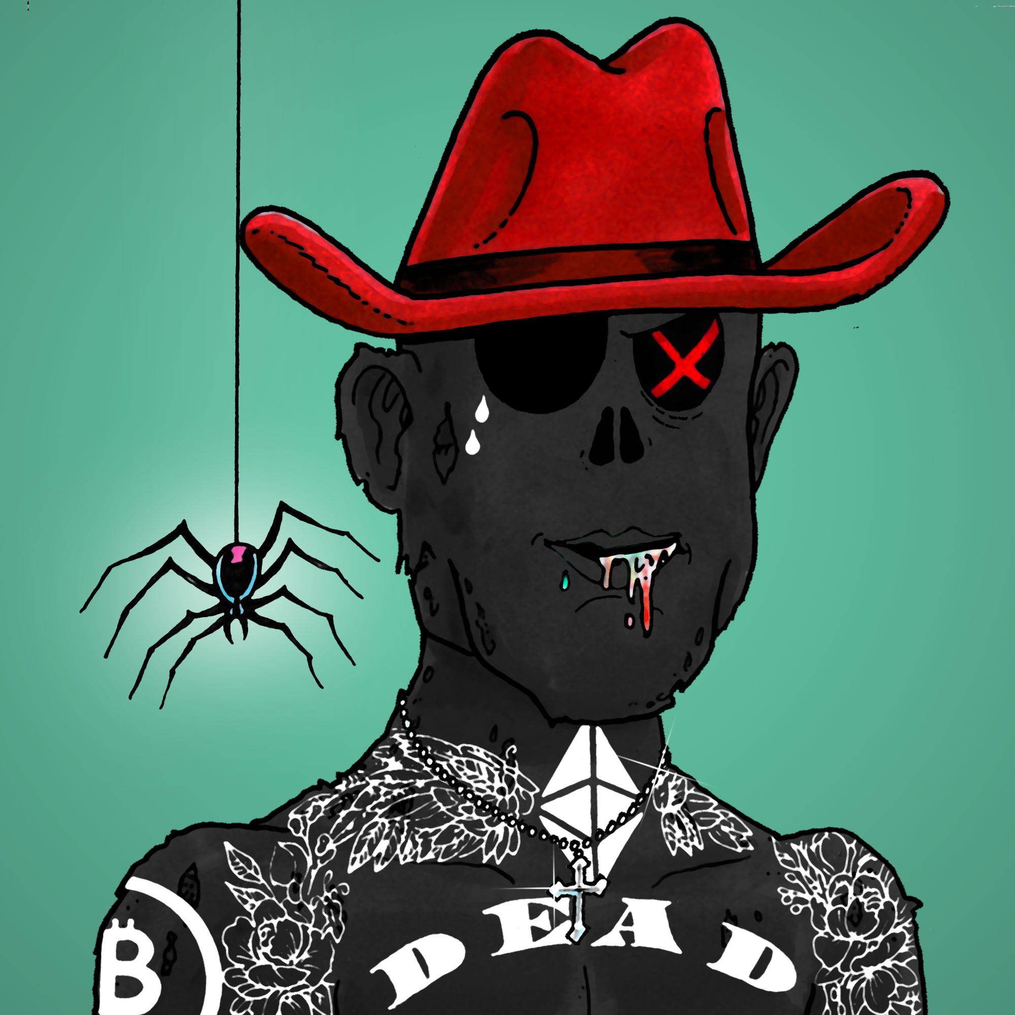 George Trosley - Jungle Freaks - Jungle Freak 5804 - NFT # 5804