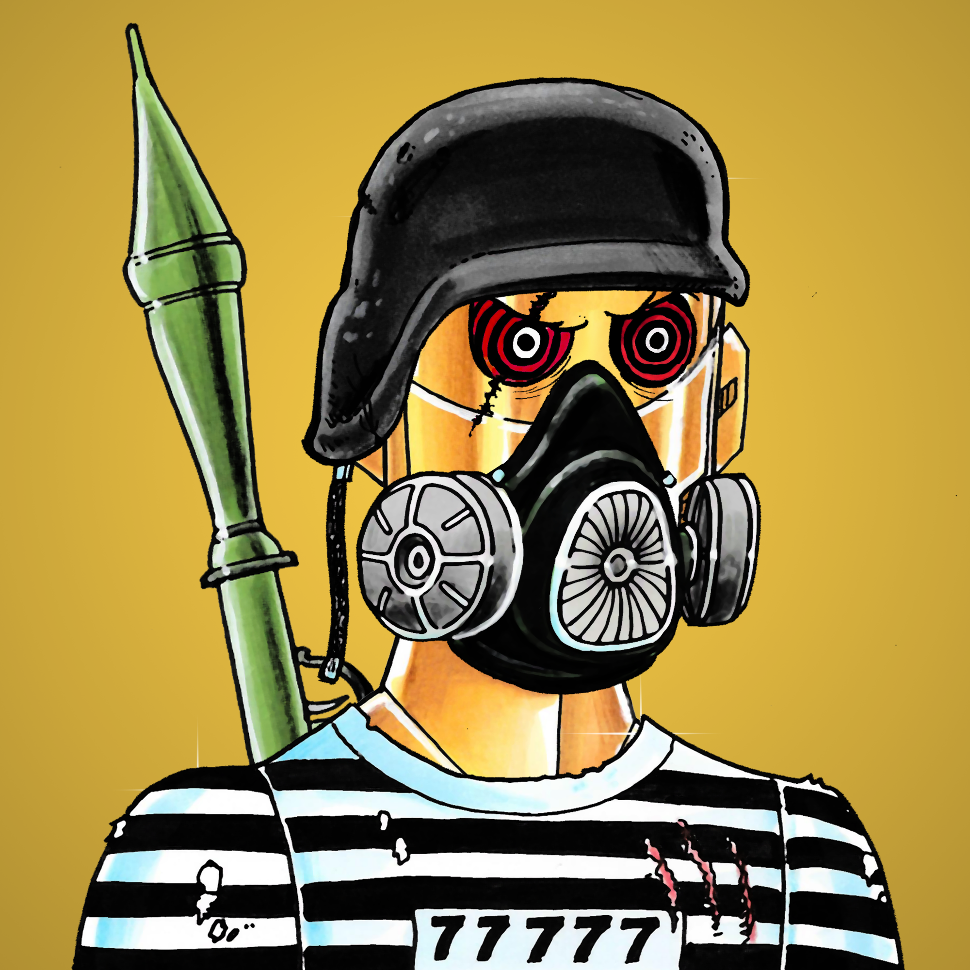 George Trosley - Jungle Freaks - Jungle Freak 5806 - NFT # 5806