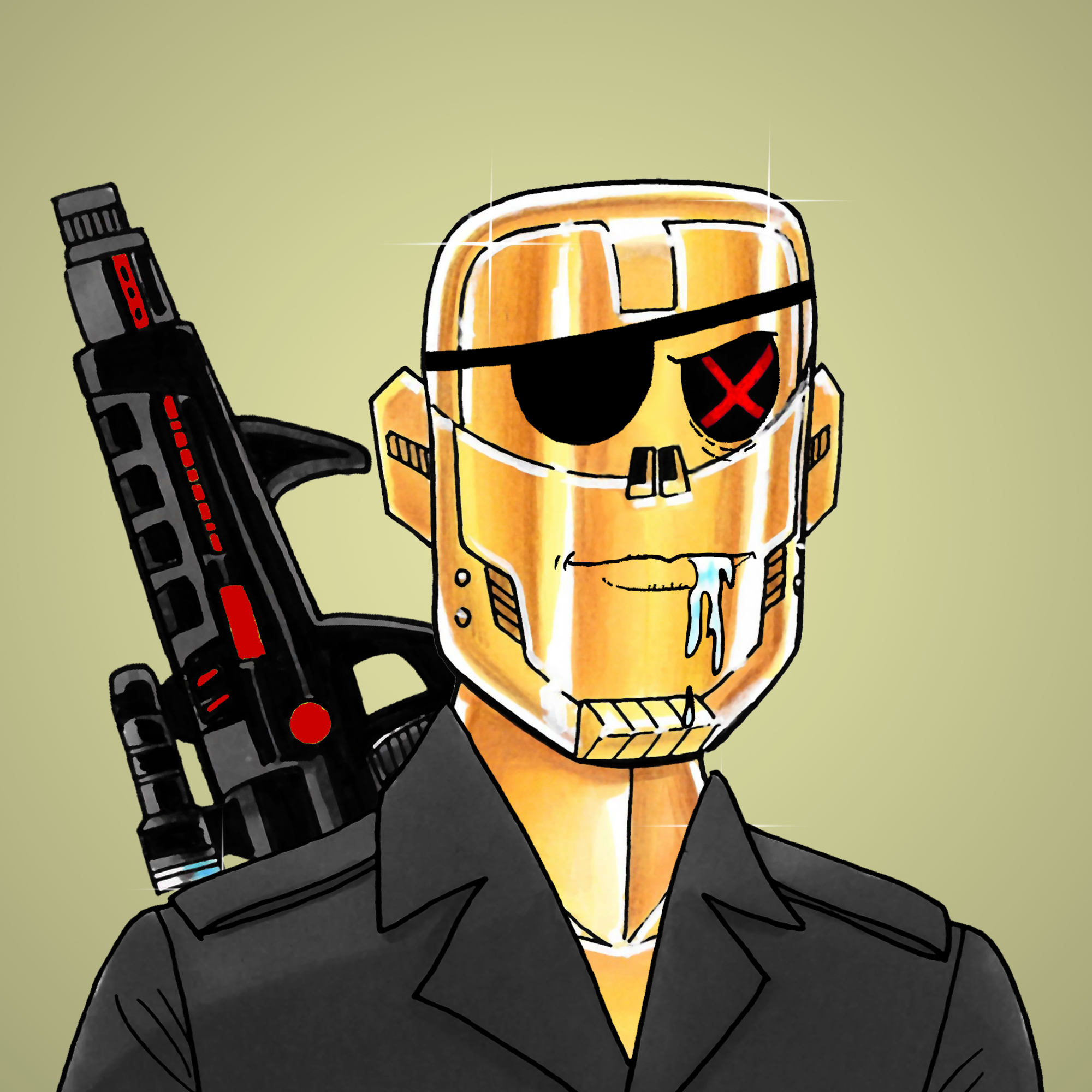 George Trosley - Jungle Freaks - Jungle Freak 5808 - NFT # 5808