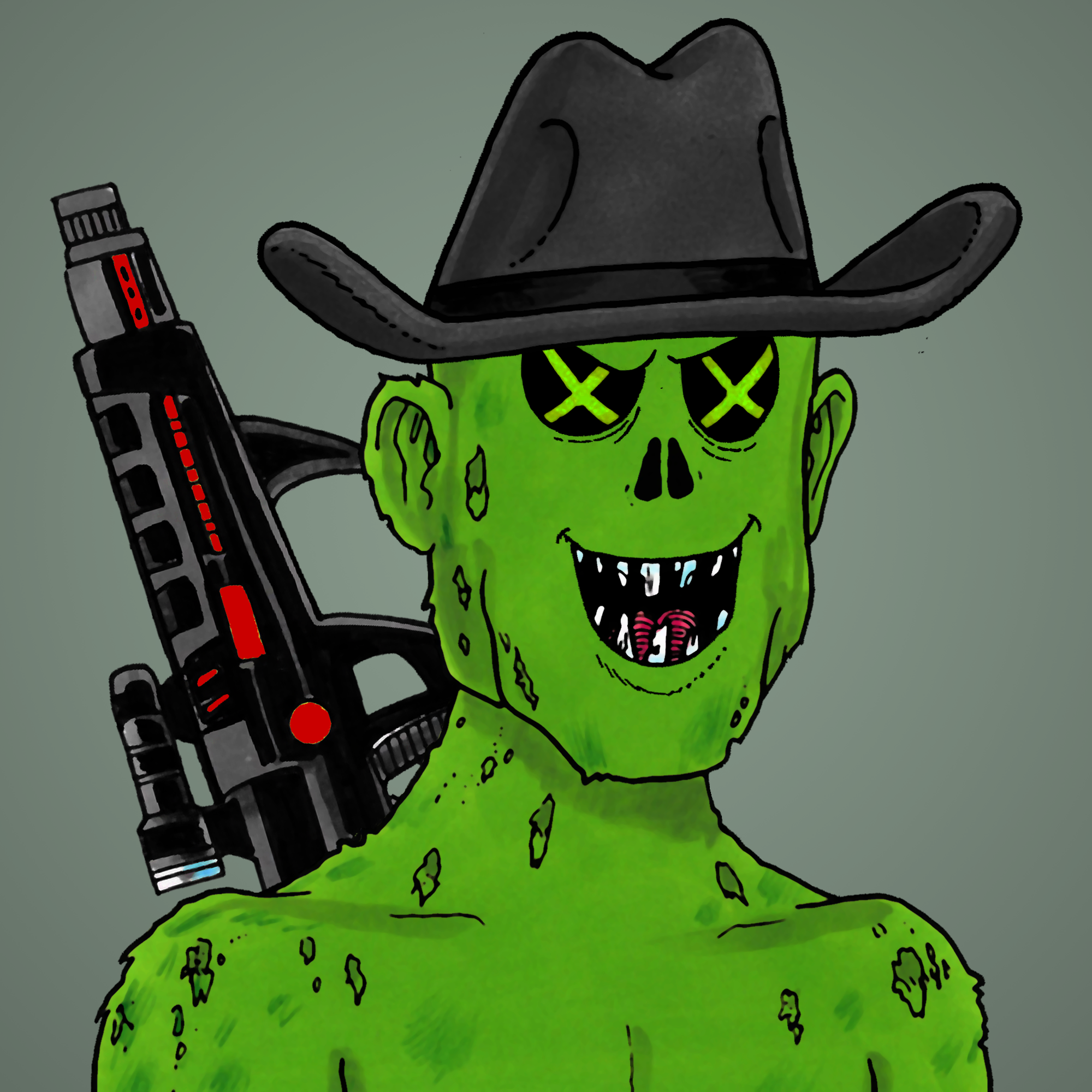 George Trosley - Jungle Freaks - Jungle Freak 5809 - NFT # 5809