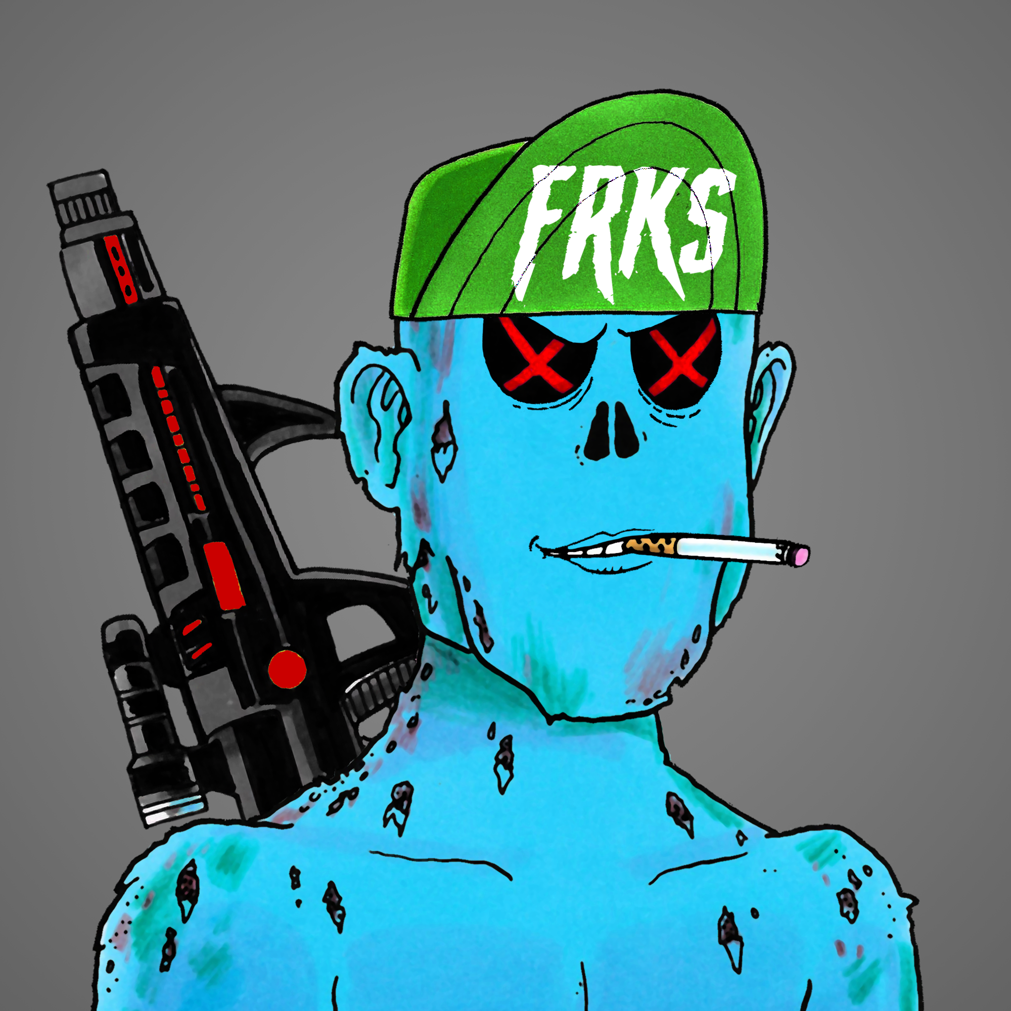 George Trosley - Jungle Freaks - Jungle Freak 5810 - NFT # 5810