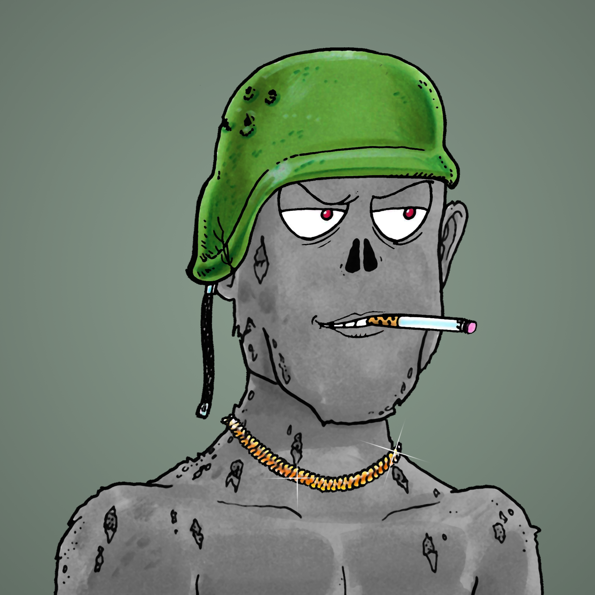 George Trosley - Jungle Freaks - Jungle Freak 5811 - NFT # 5811