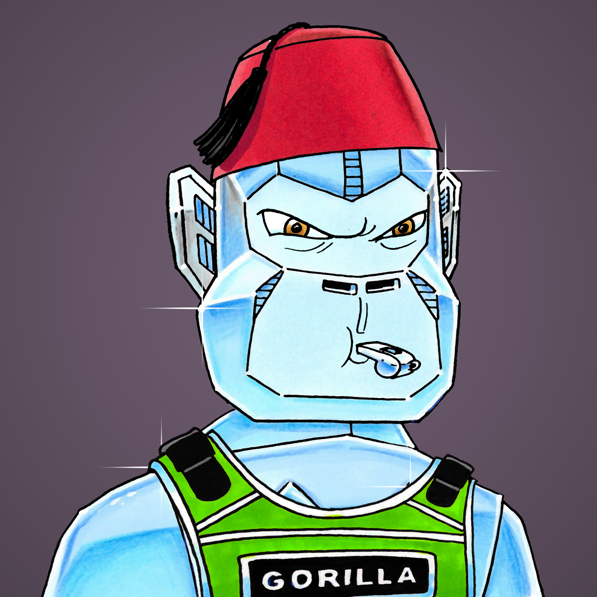 George Trosley - Jungle Freaks - Jungle Freak 5814 - NFT # 5814