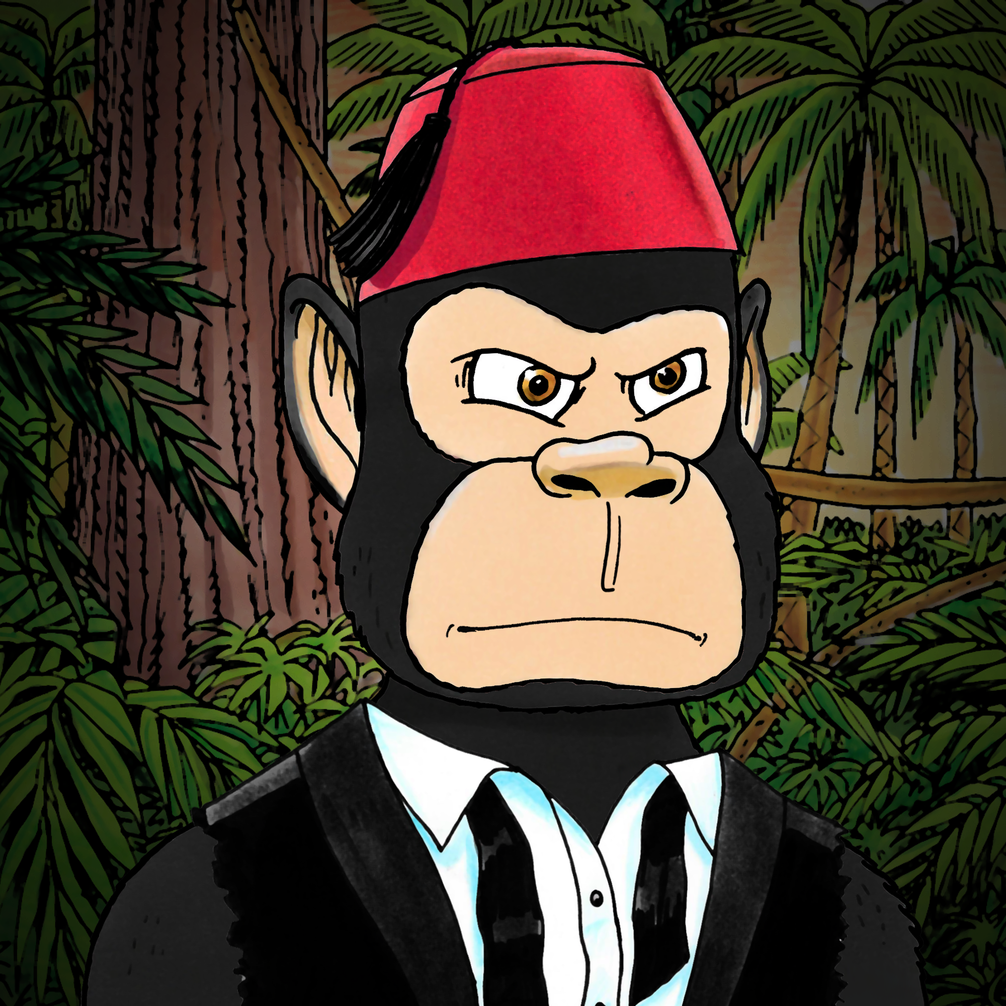 George Trosley - Jungle Freaks - Jungle Freak 5818 - NFT # 5818