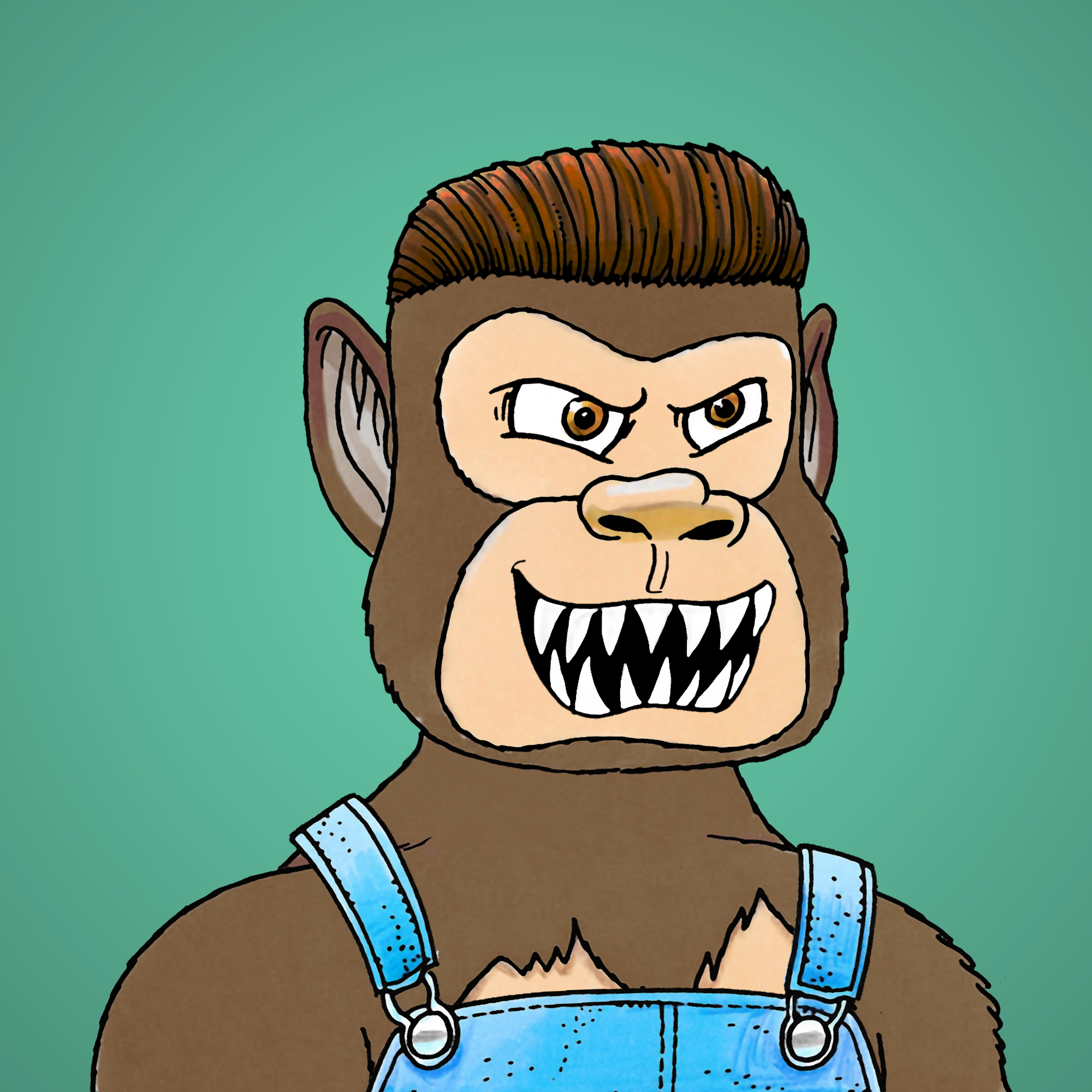 George Trosley - Jungle Freaks - Jungle Freak 582 - NFT # 582