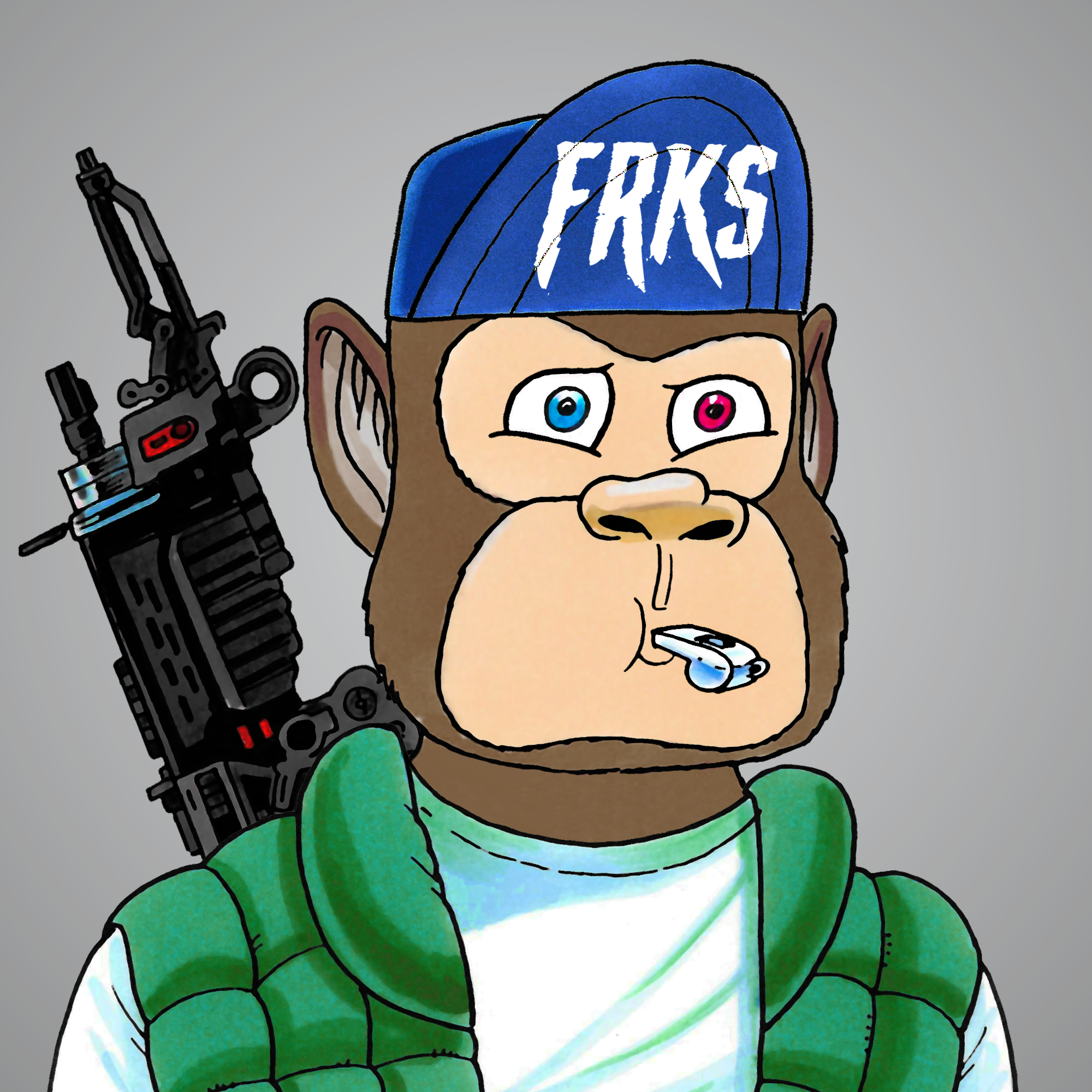 George Trosley - Jungle Freaks - Jungle Freak 5822 - NFT # 5822