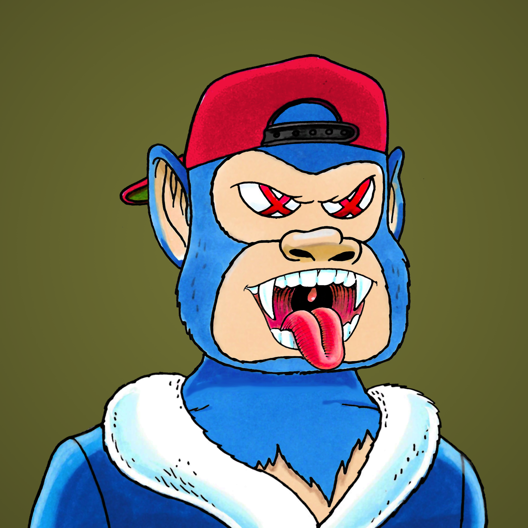 George Trosley - Jungle Freaks - Jungle Freak 5829 - NFT # 5829