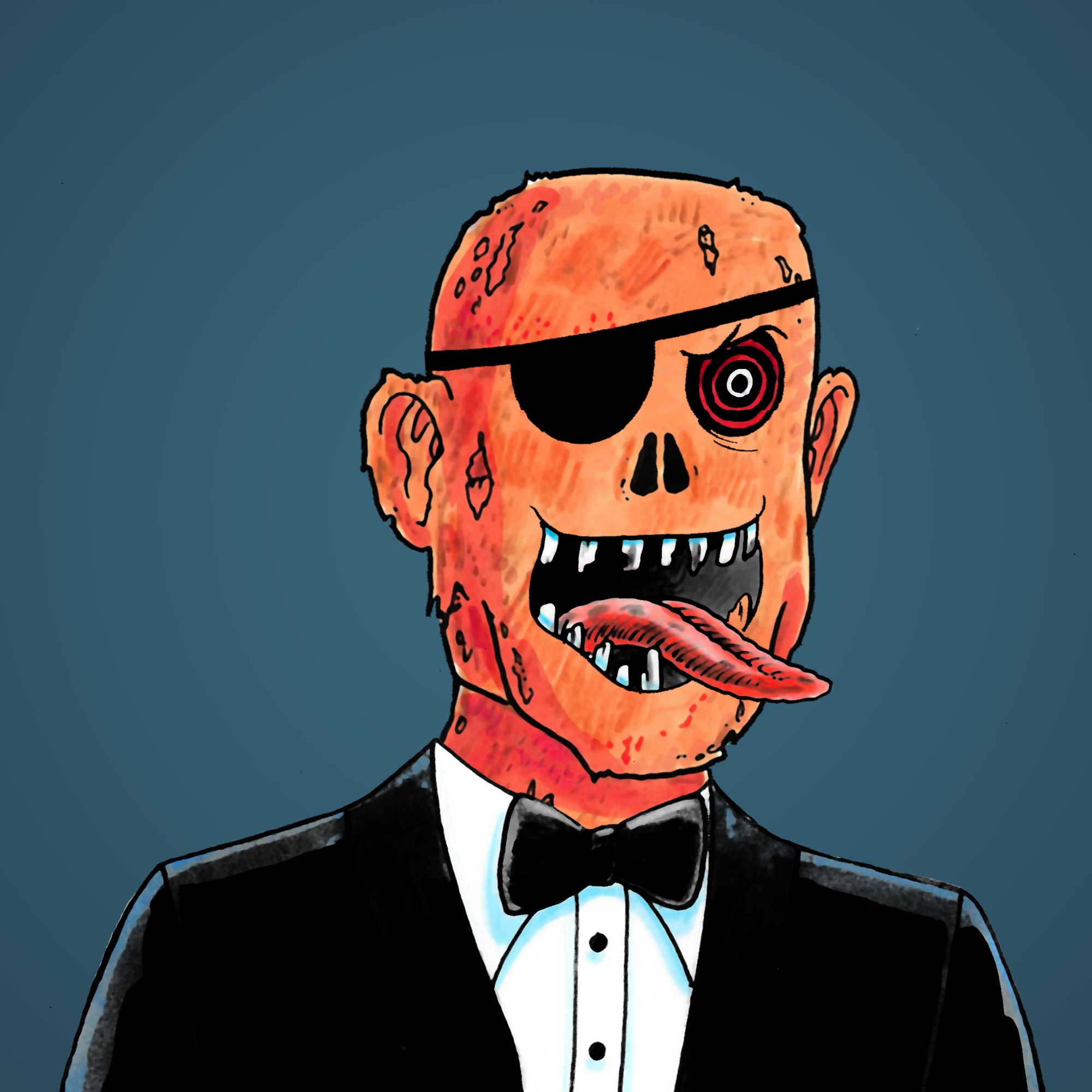 George Trosley - Jungle Freaks - Jungle Freak 5838 - NFT # 5838