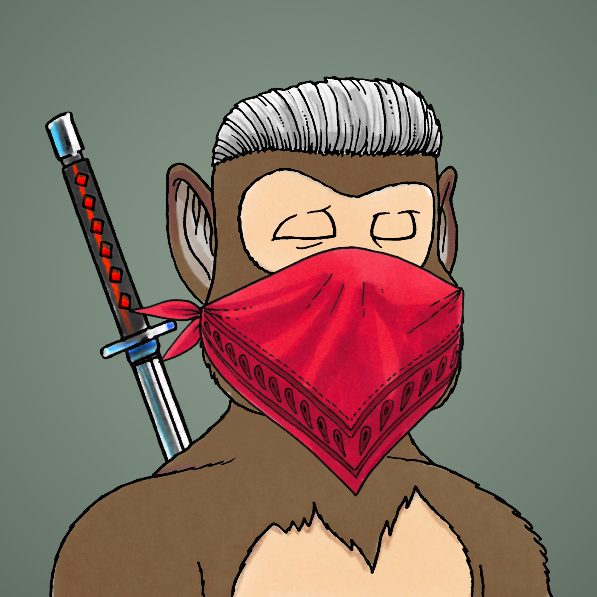 George Trosley - Jungle Freaks - Jungle Freak 584 - NFT # 584