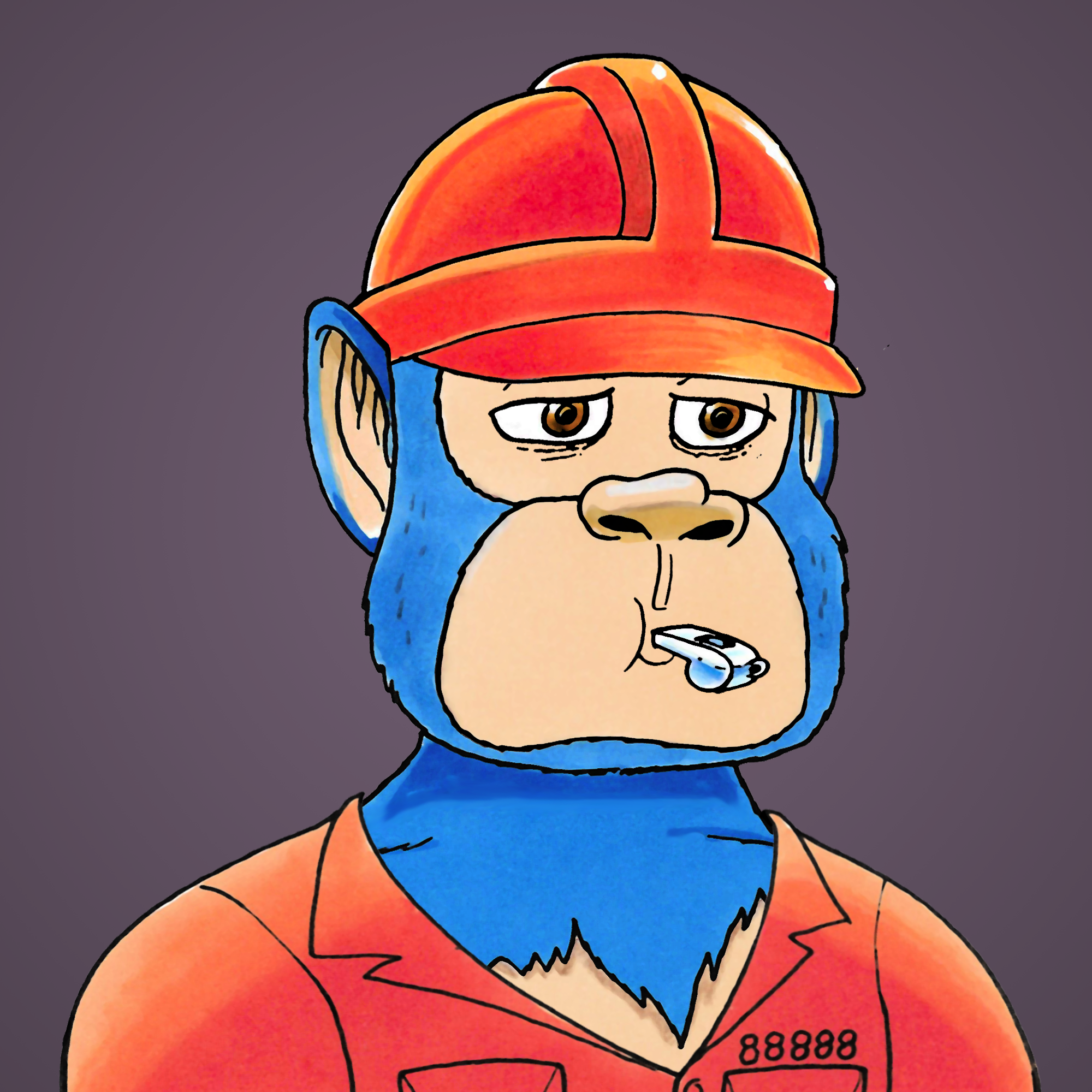 George Trosley - Jungle Freaks - Jungle Freak 5848 - NFT # 5848