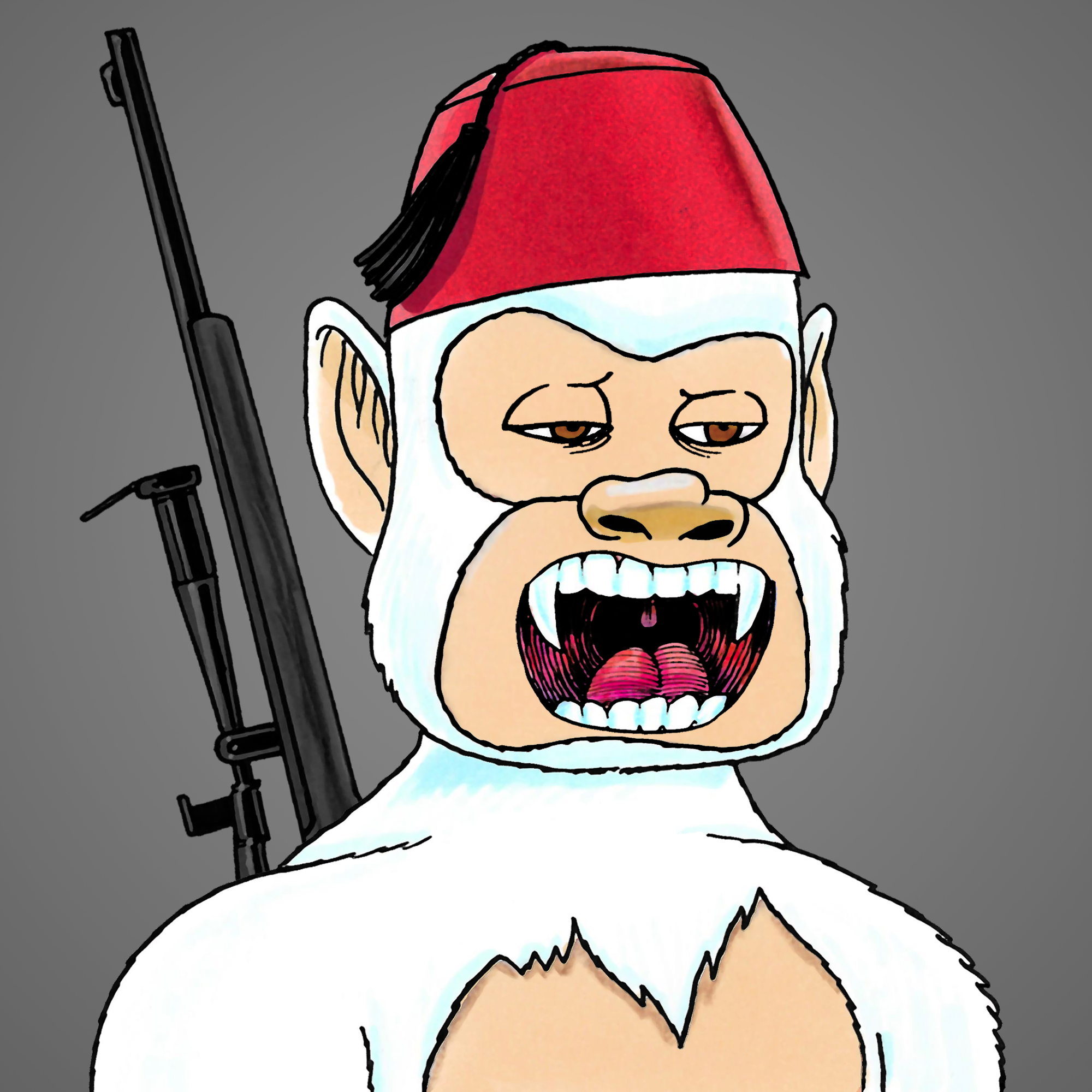 George Trosley - Jungle Freaks - Jungle Freak 585 - NFT # 585