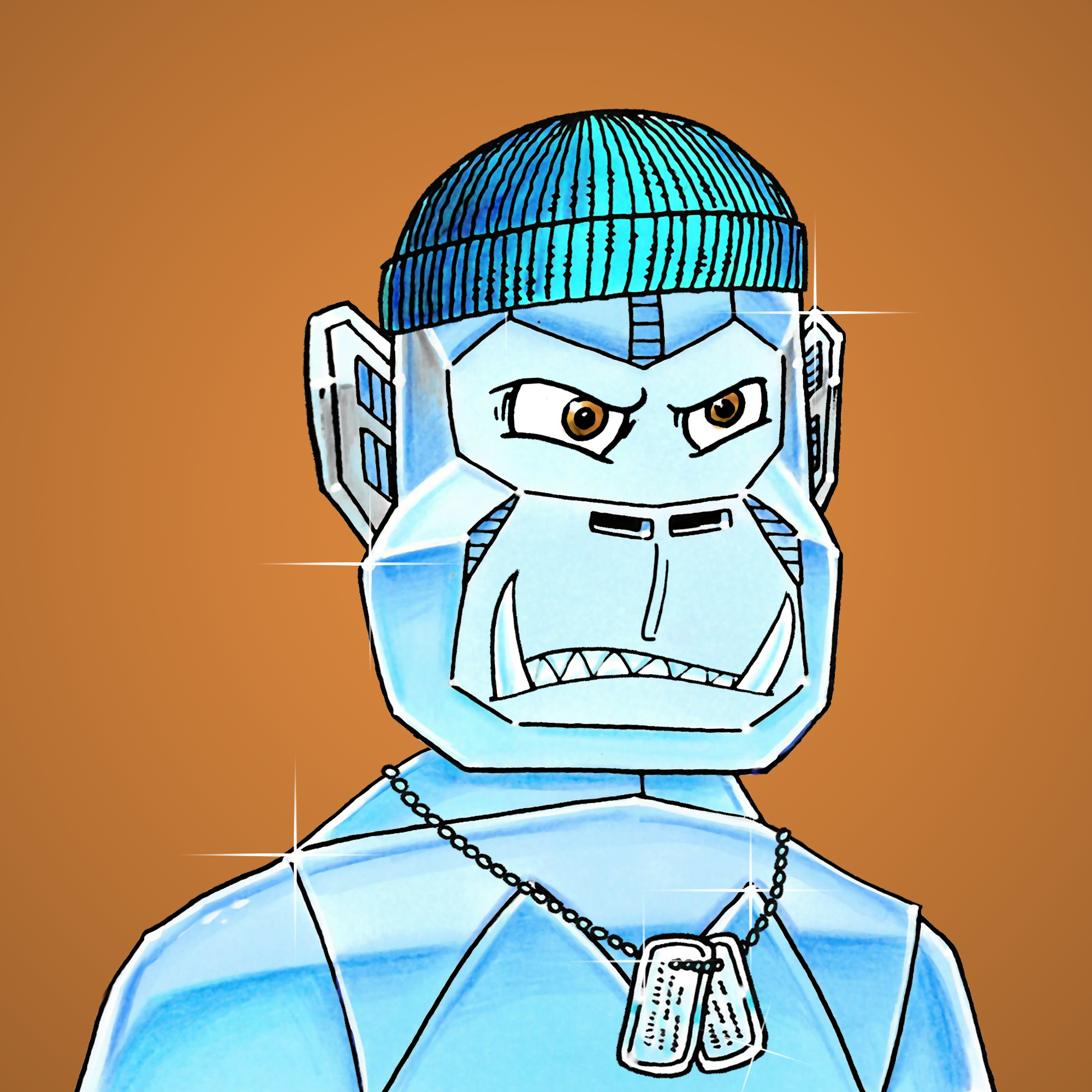 George Trosley - Jungle Freaks - Jungle Freak 5851 - NFT # 5851